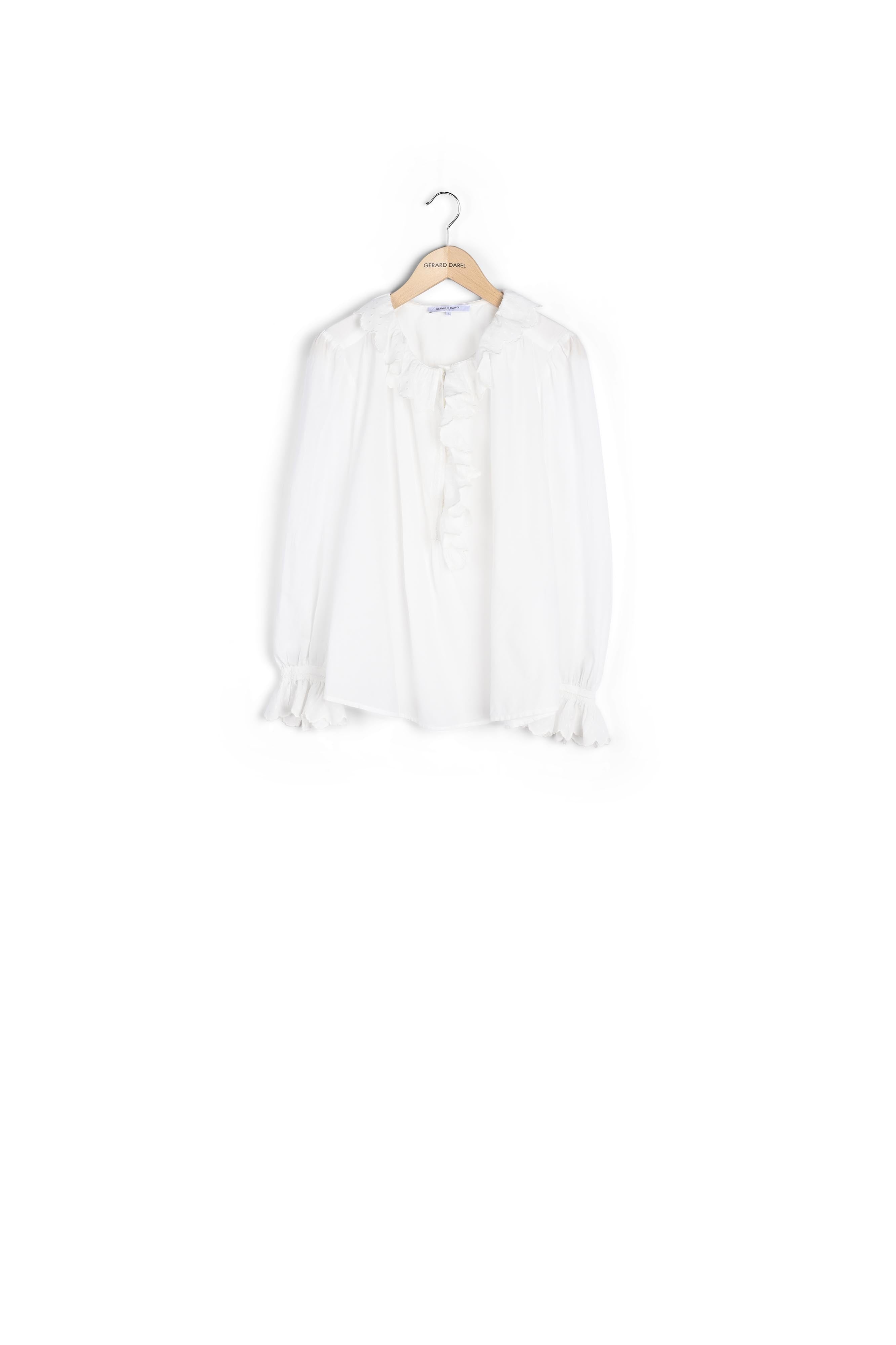 Blouse à détails festonnés - CELESTINE Faume - seconde main