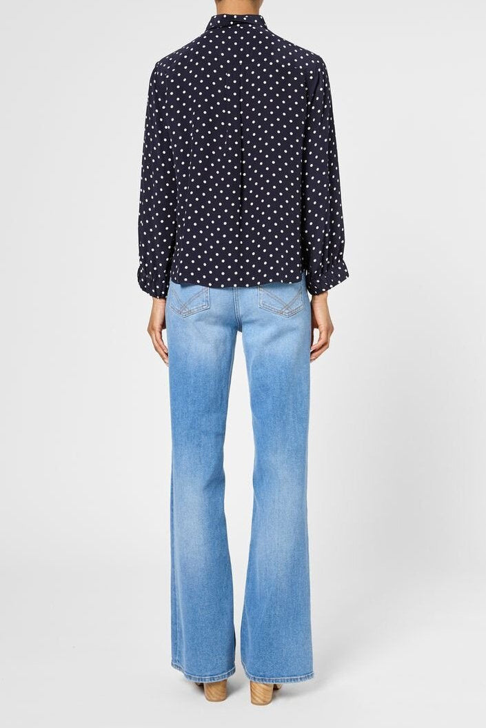 Chemise fluide à pois - USARI Faume - seconde main