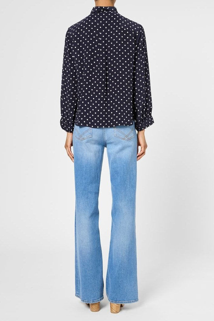 Chemise fluide à pois - USARI Faume - seconde main