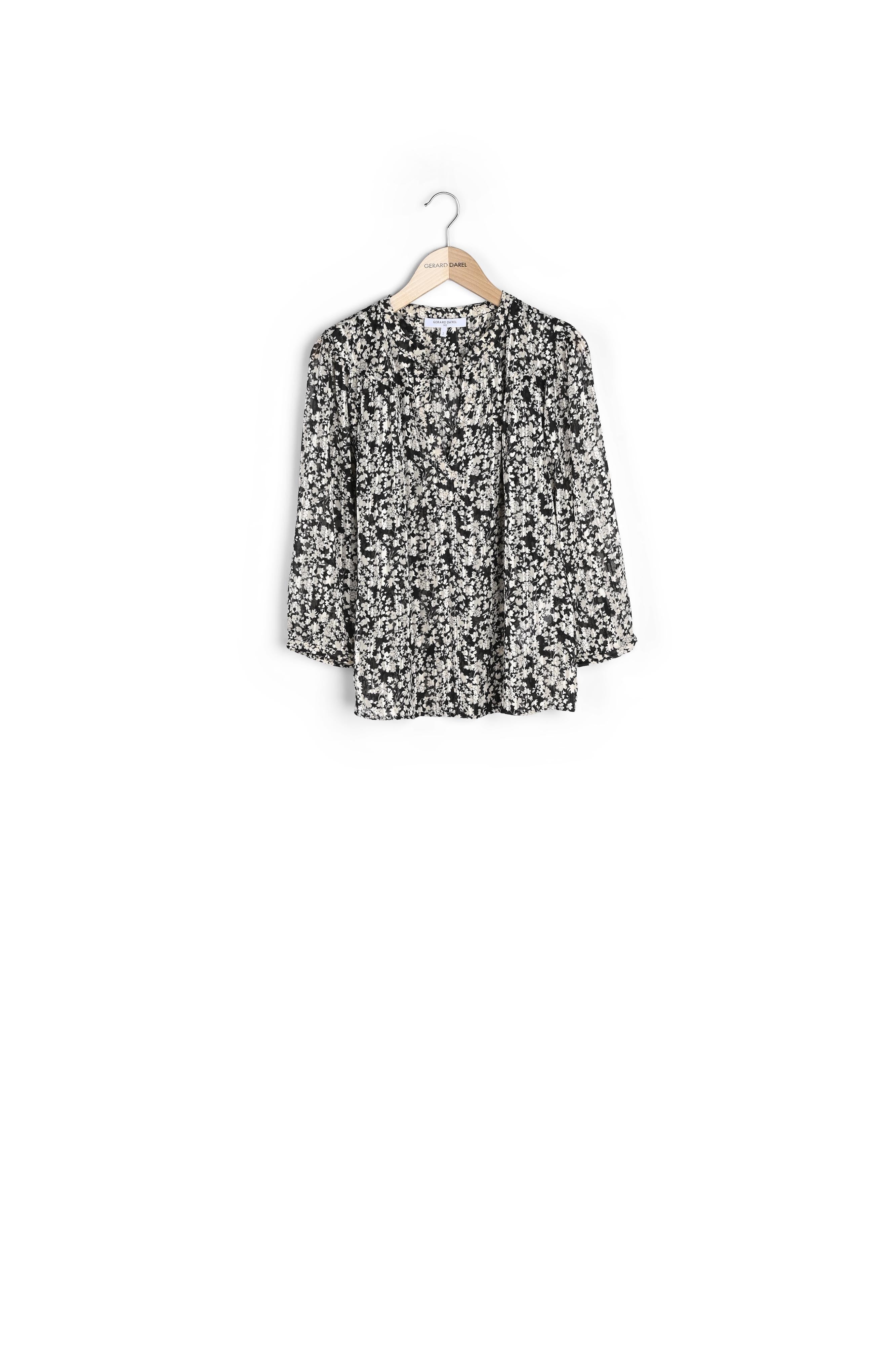 Blouse en mousseline à fleurs - COCO Faume - seconde main