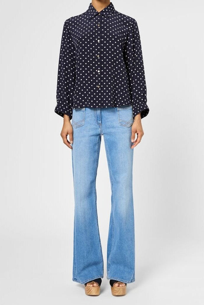 Chemise fluide à pois - USARI Faume - seconde main