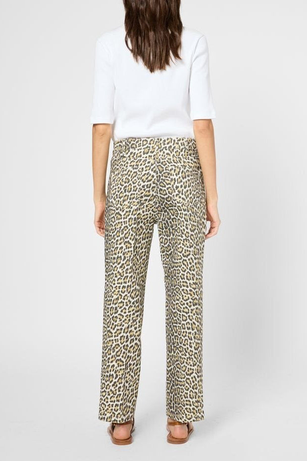 Jean droit léopard - LORIANE Faume - seconde main