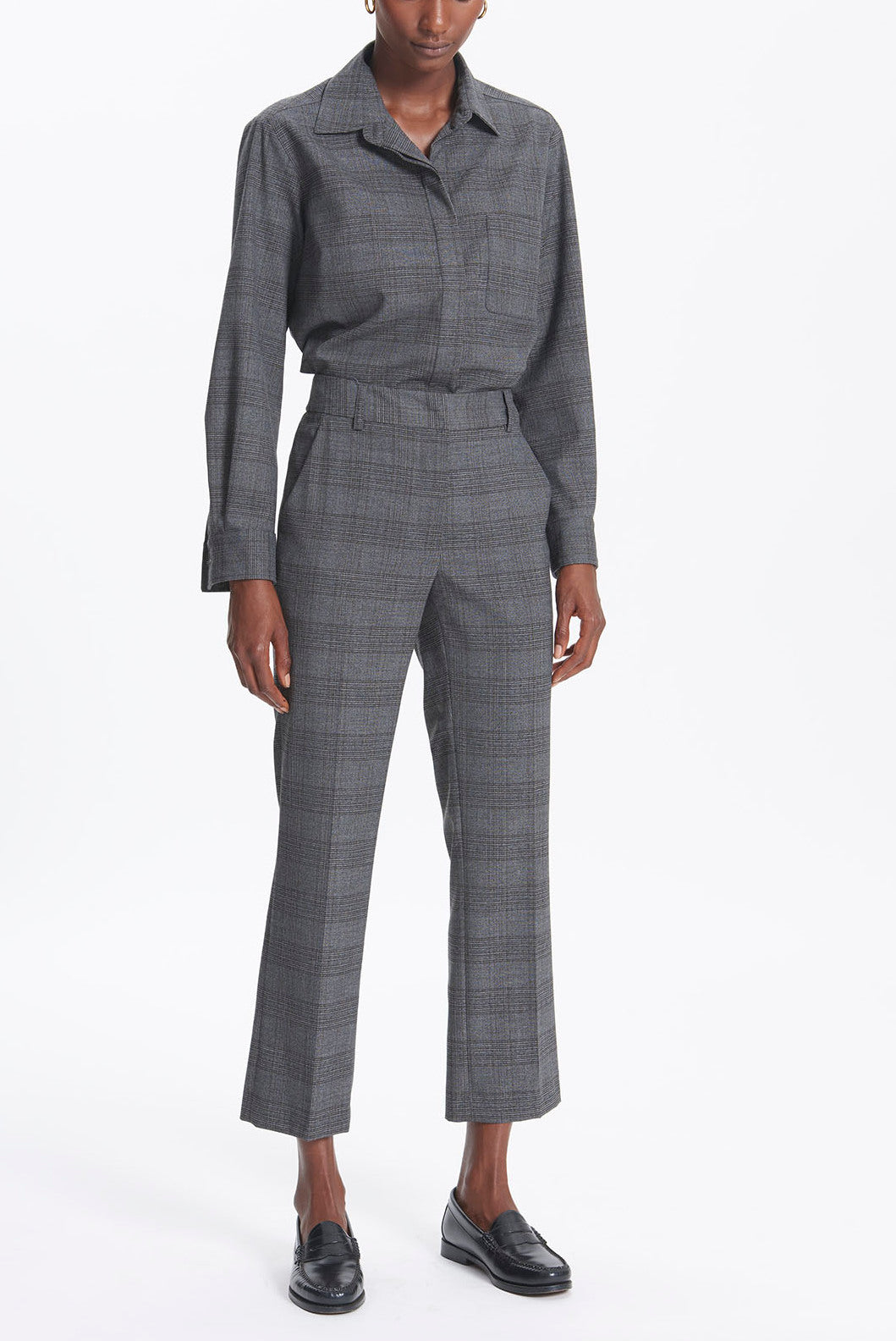 LOUISIANE - Pantalon 7/8 en tartan Faume - seconde main