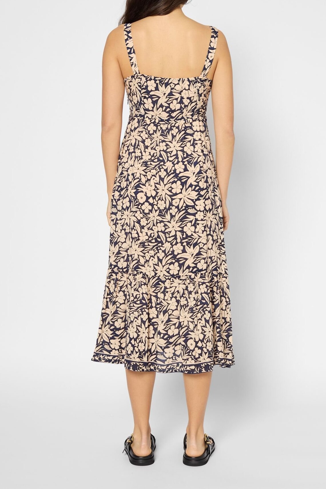 Robe cintrée à fleurs - PIOLINE Faume - seconde main