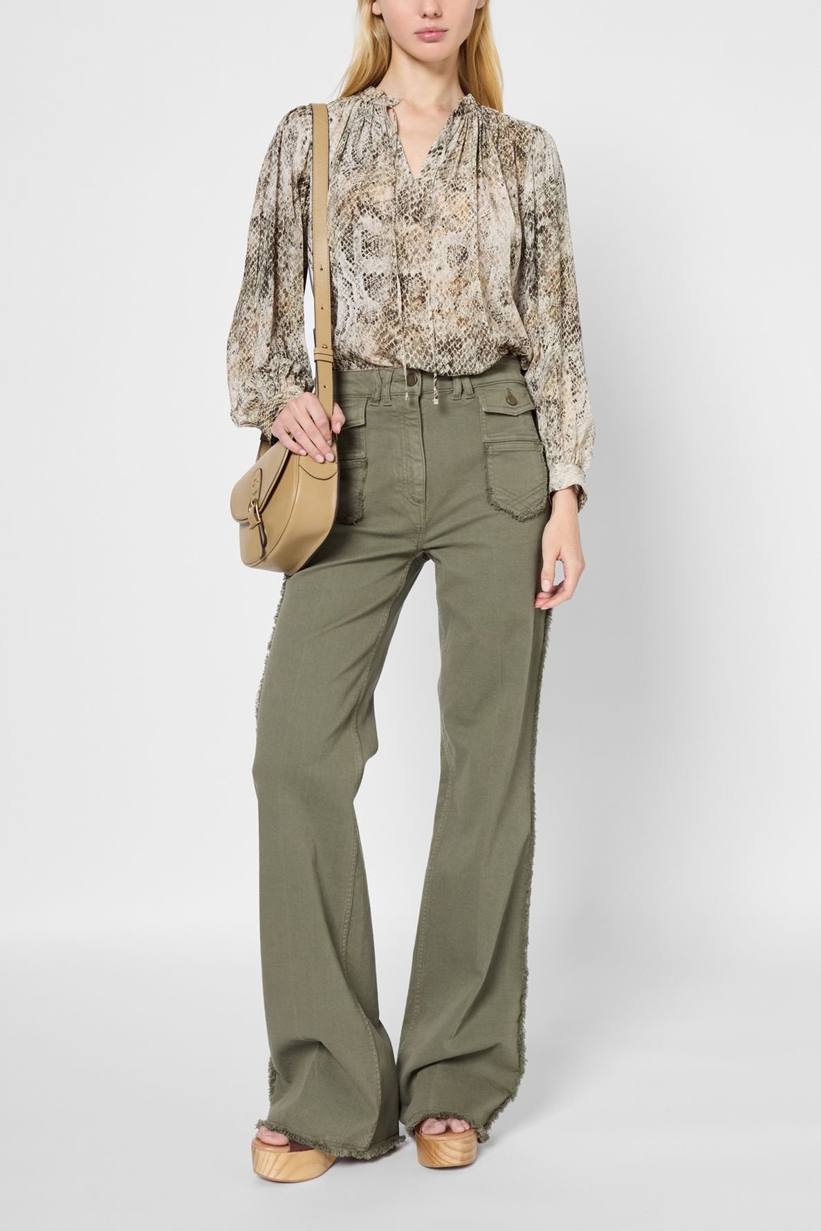 Blouse python - USSIA Faume - seconde main