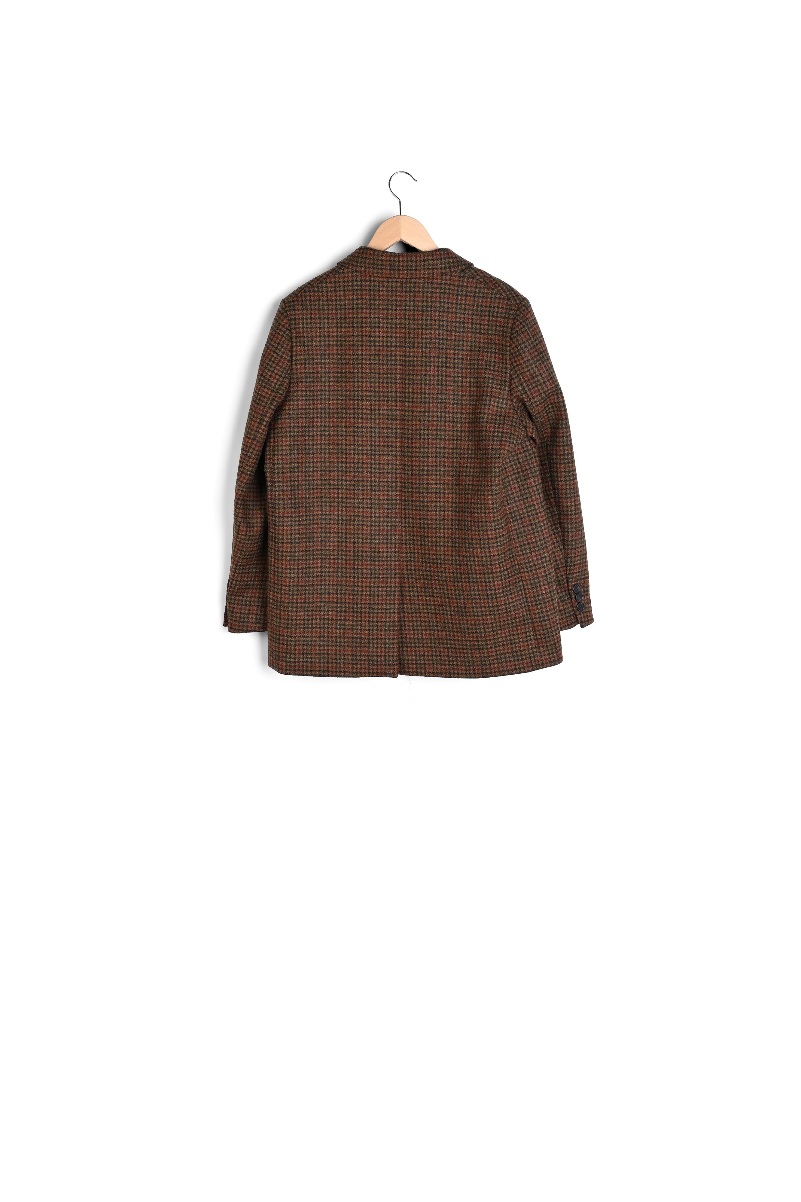 VIERA - Veste en laine à chevrons Faume - seconde main