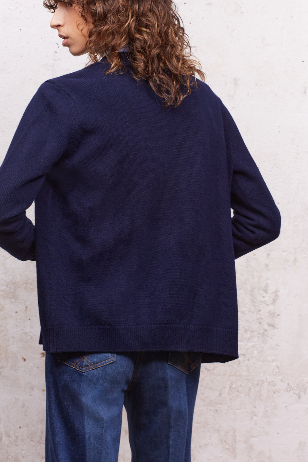 Gilet en laine et cachemire avec boutons bijoux - LEXANE Faume - seconde main