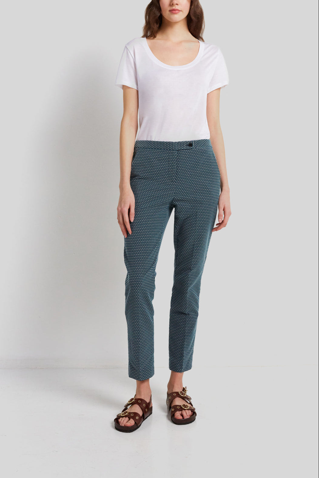 Pantalon à motif graphique - EMMILY Faume - seconde main