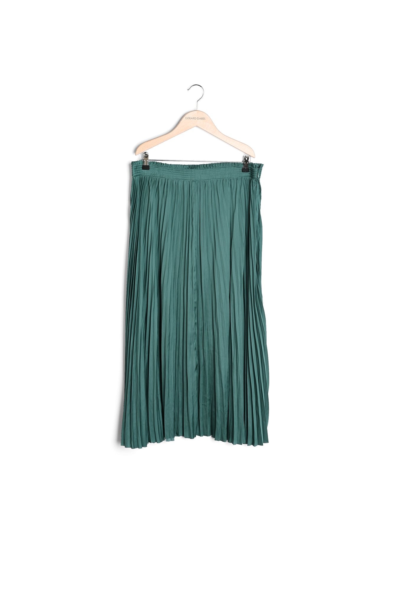 Jupe longue en satin plissé - CARRY Faume - seconde main