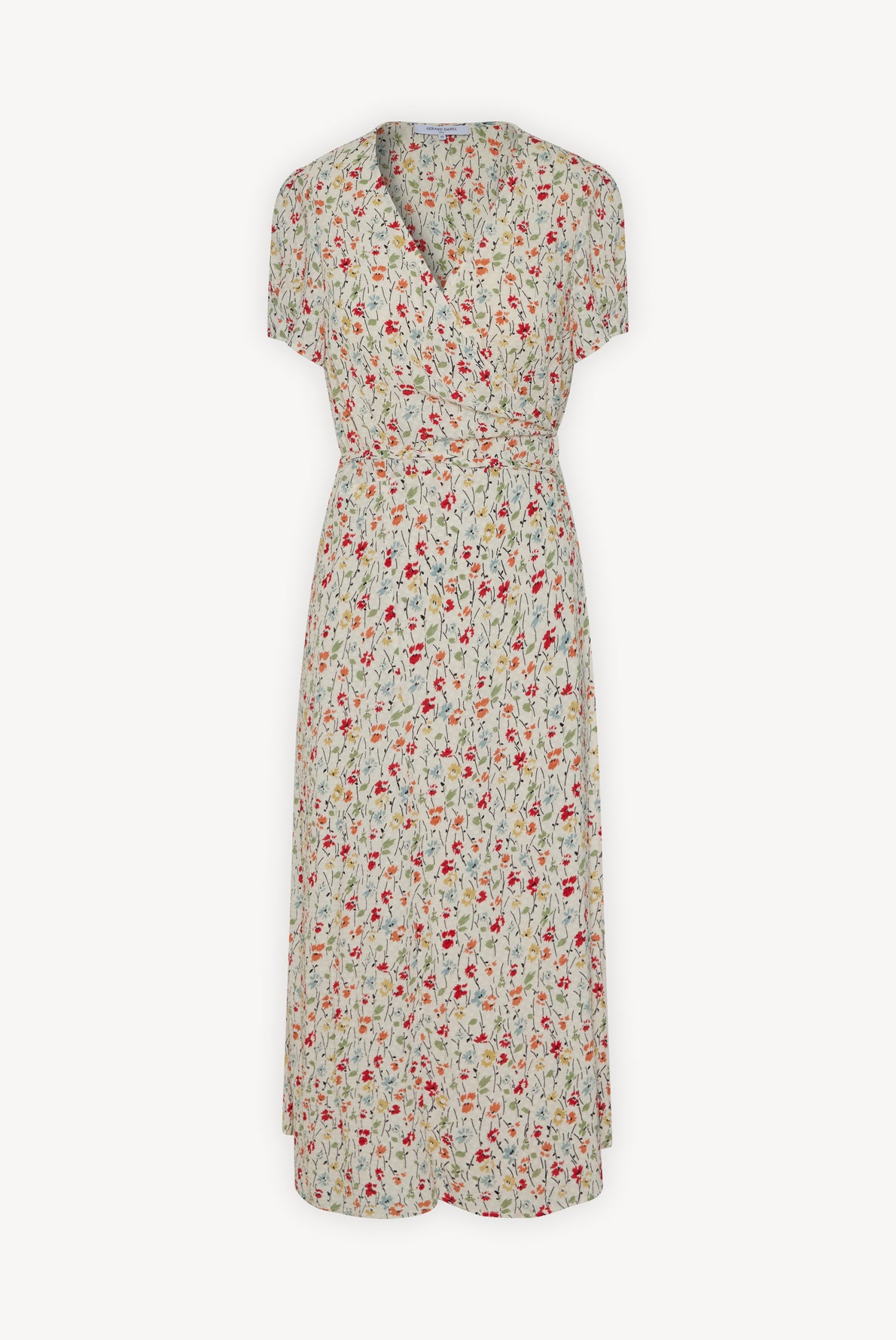 Robe portefeuille fleurie - JONAS Faume - seconde main