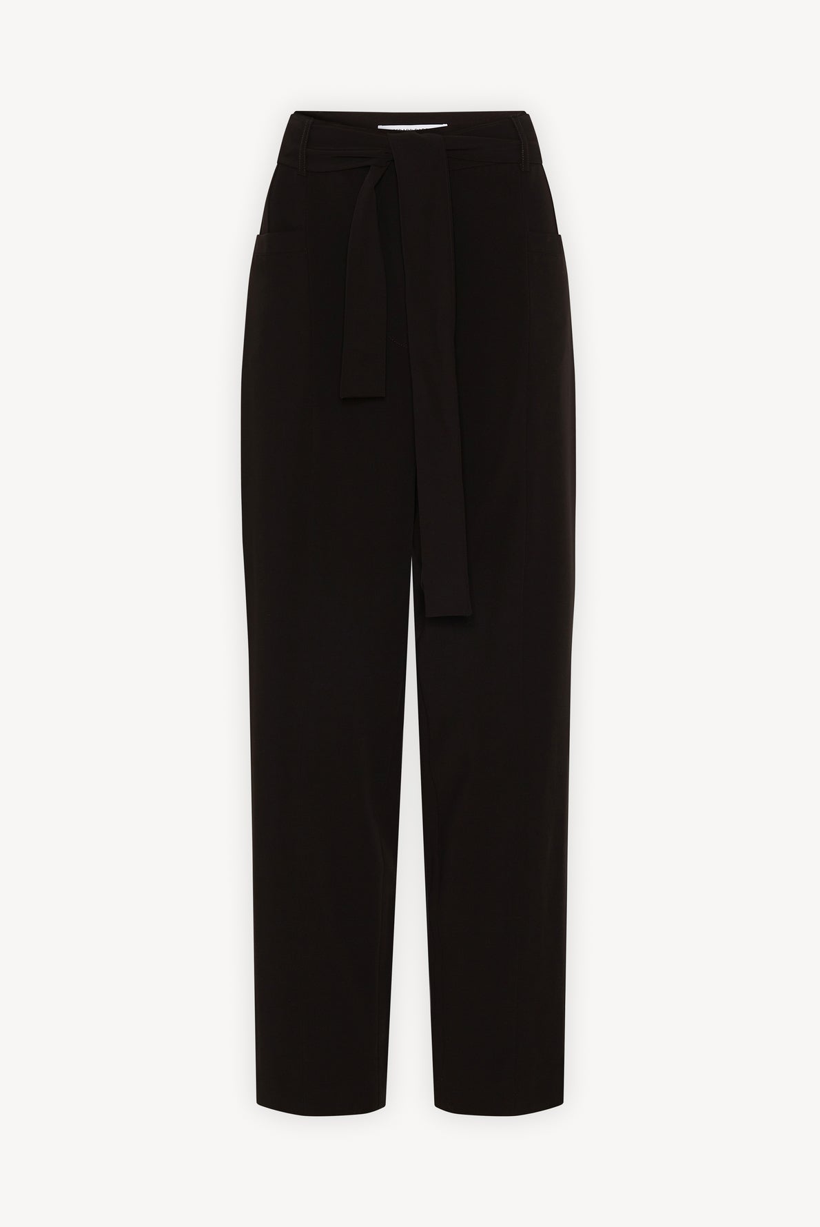 MARLONE - Pantalon large 7/8 en crêpe Faume - seconde main
