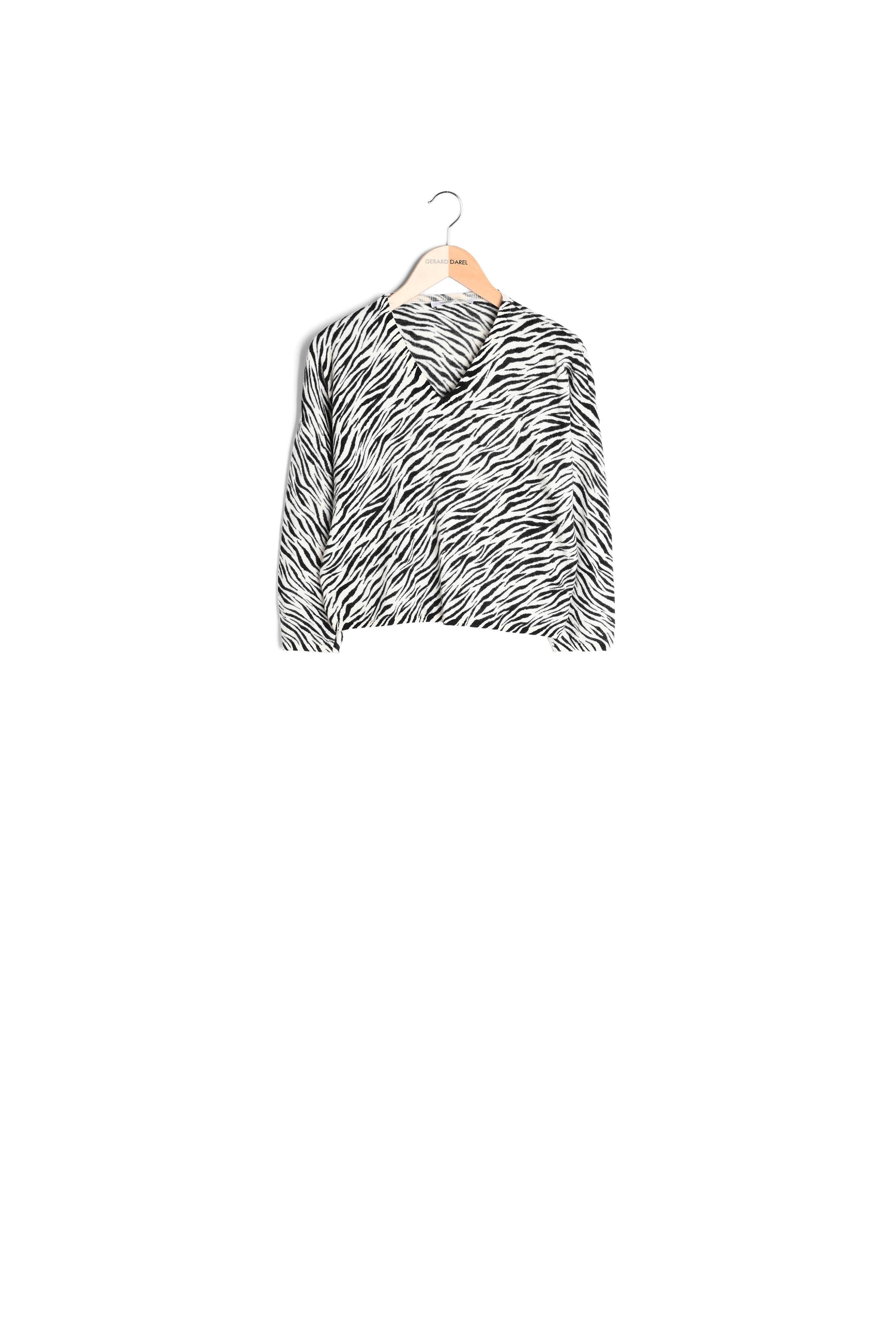 Pull en laine à imprimé animalier Faume - seconde main