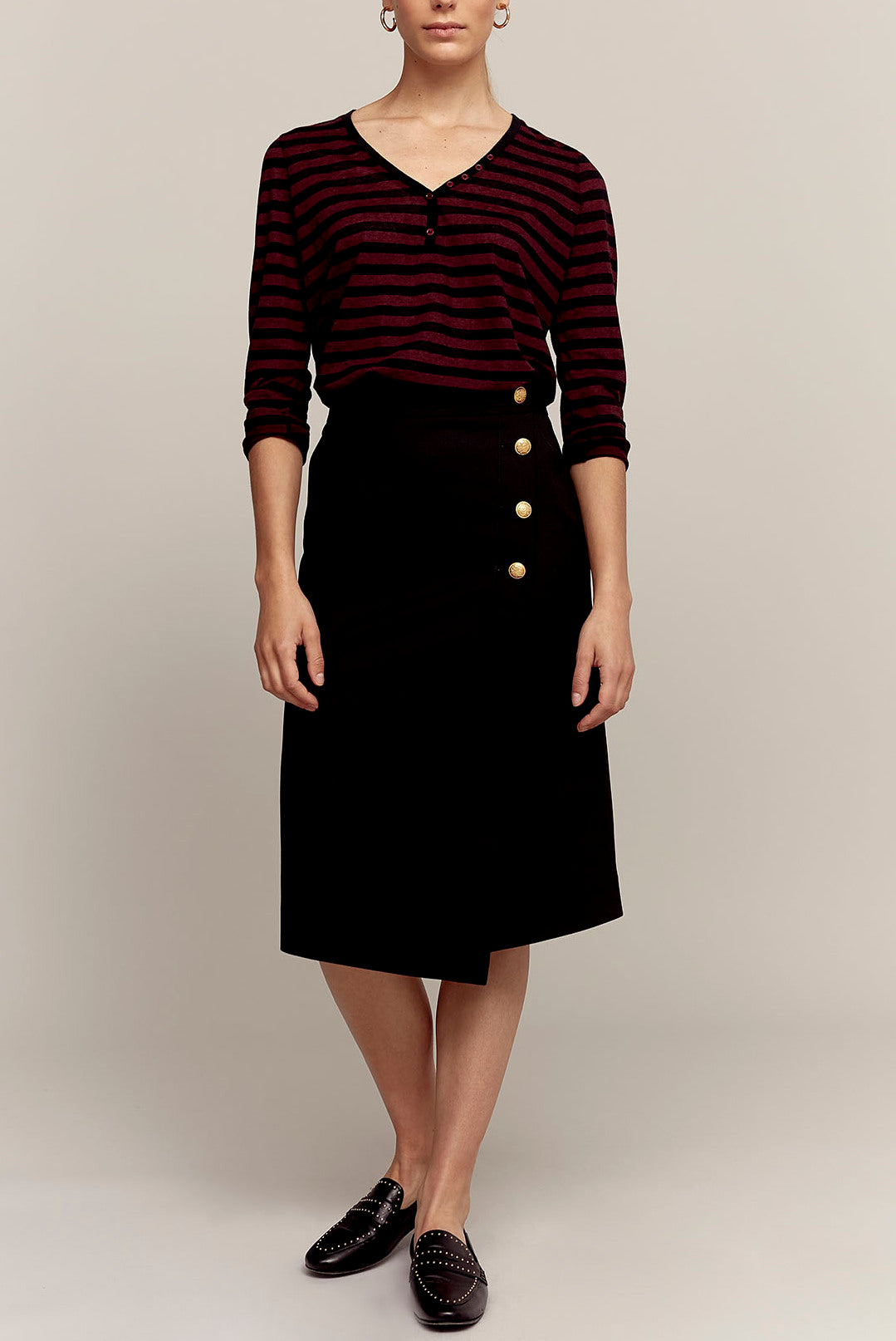 TEA - Jupe crayon asymétrique Faume - seconde main