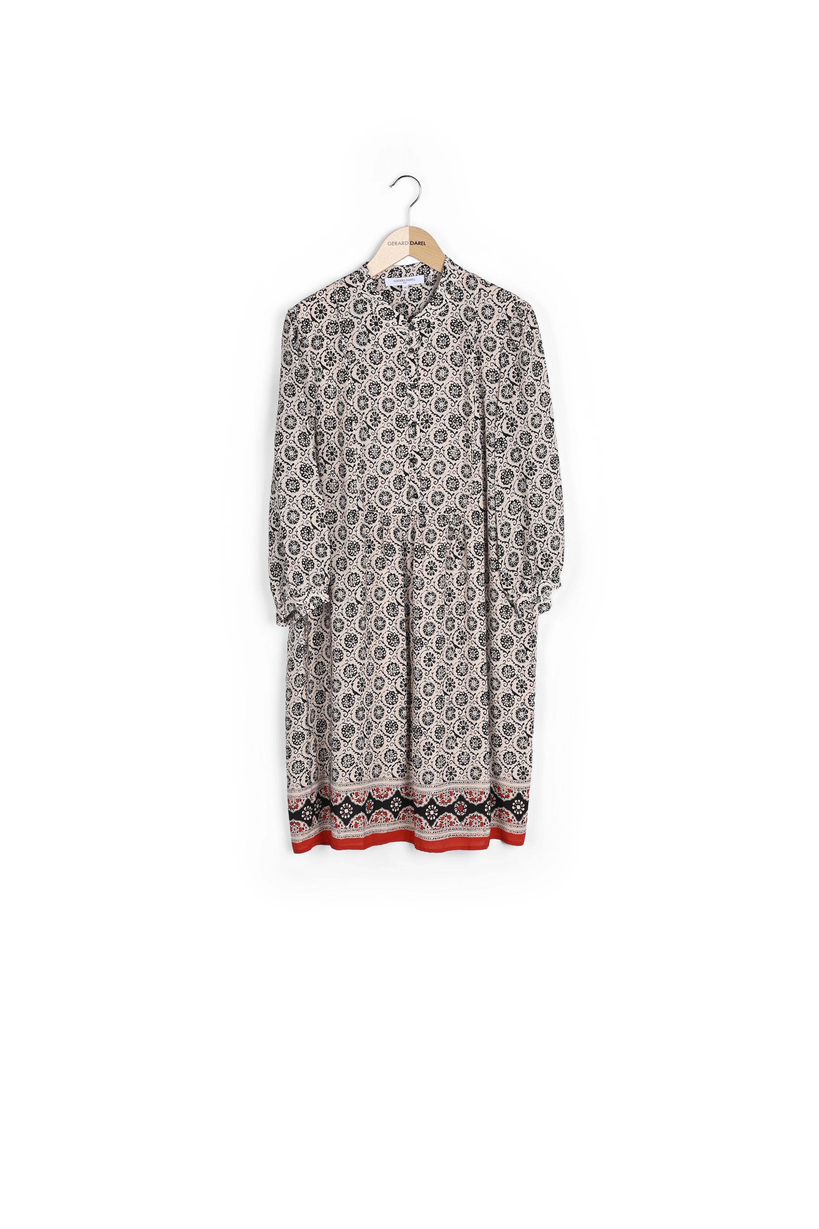 Robe imprimée à plastron - JENA Faume - seconde main