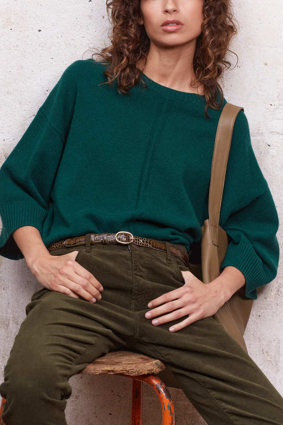 Pull oversize en laine - LALIA Faume - seconde main