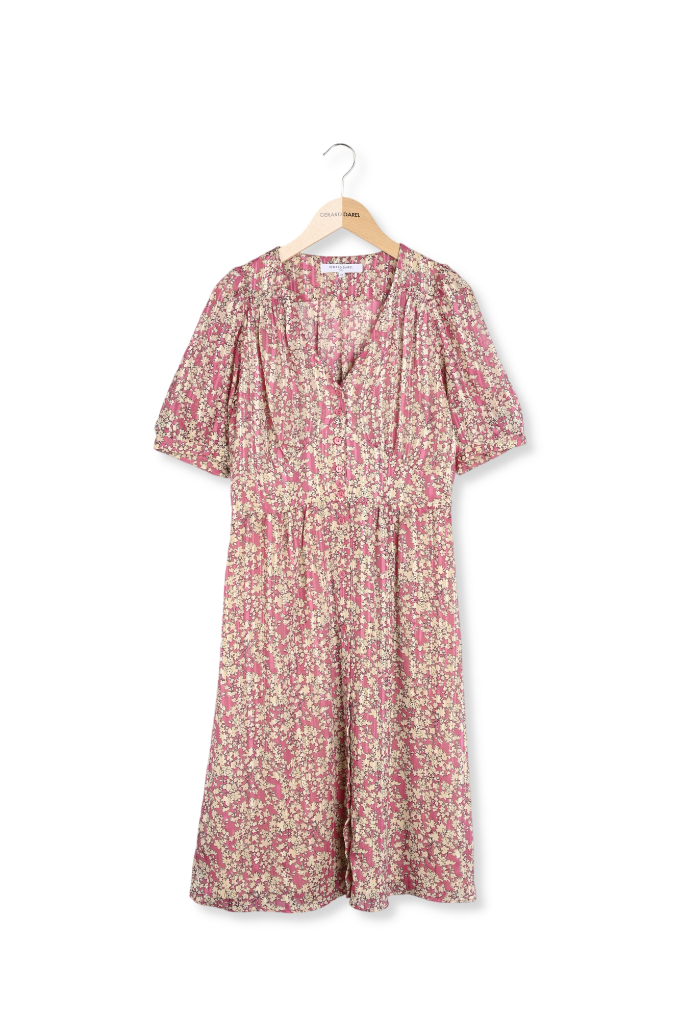 Robe mi-longue à fleurs - JAMES Faume - seconde main