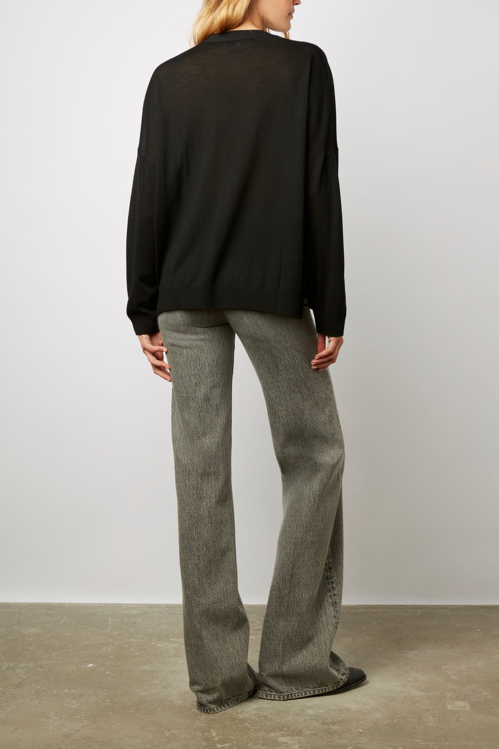 Cardigan fin en laine mérinos - LITZY Faume - seconde main
