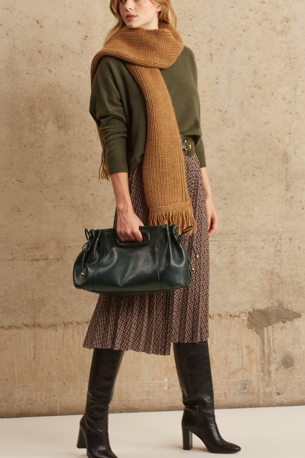 Jupe midi plissée - BETH Faume - seconde main