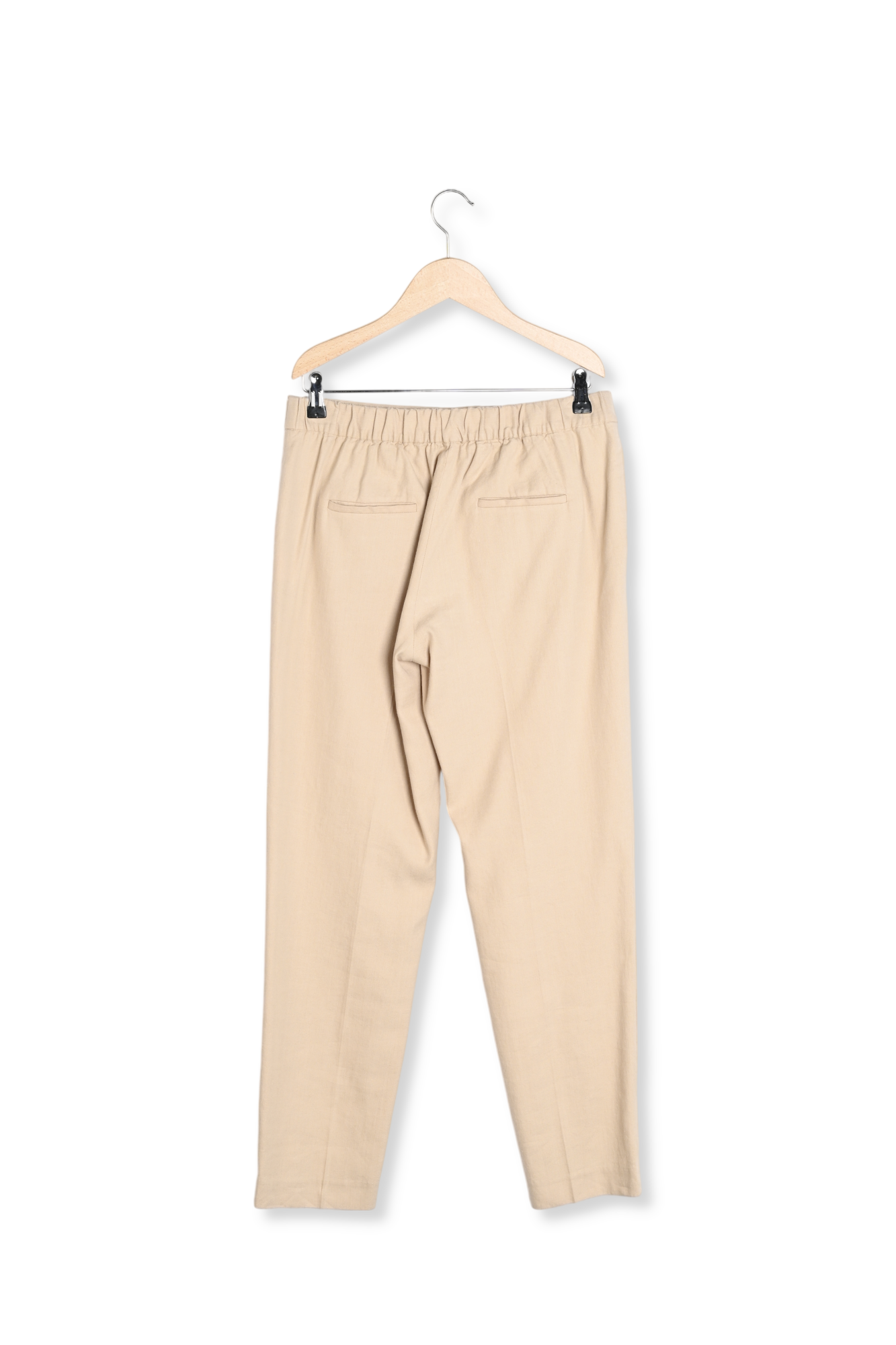 MANELLE - Pantalon droit 7/8 en lin et coton Faume - seconde main