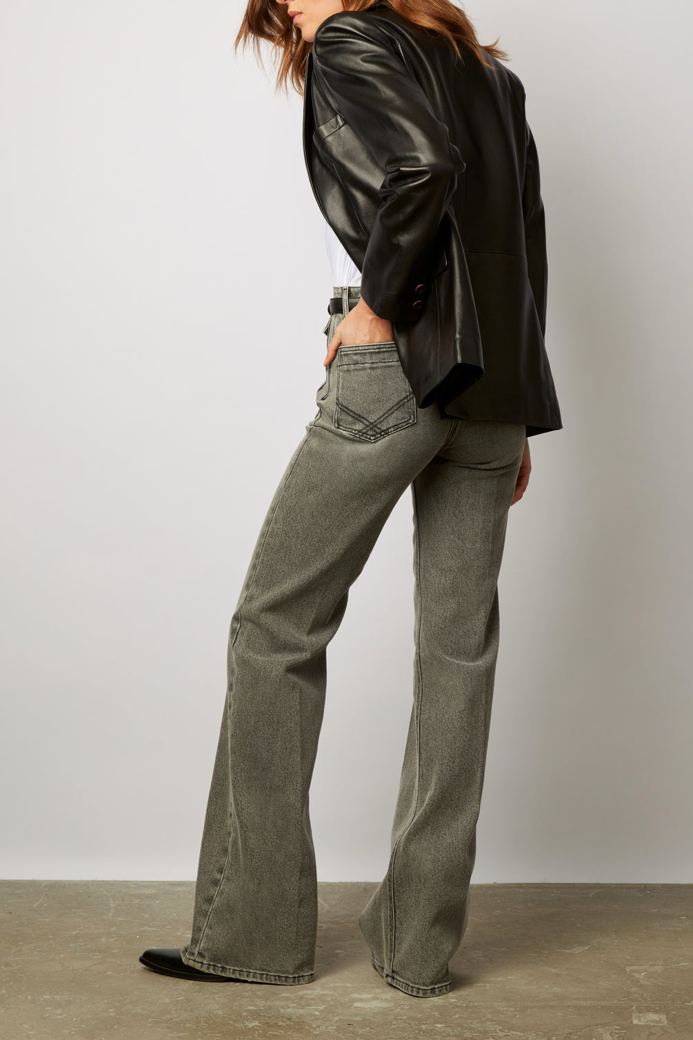 Veste en cuir - NAHELLE Faume - seconde main