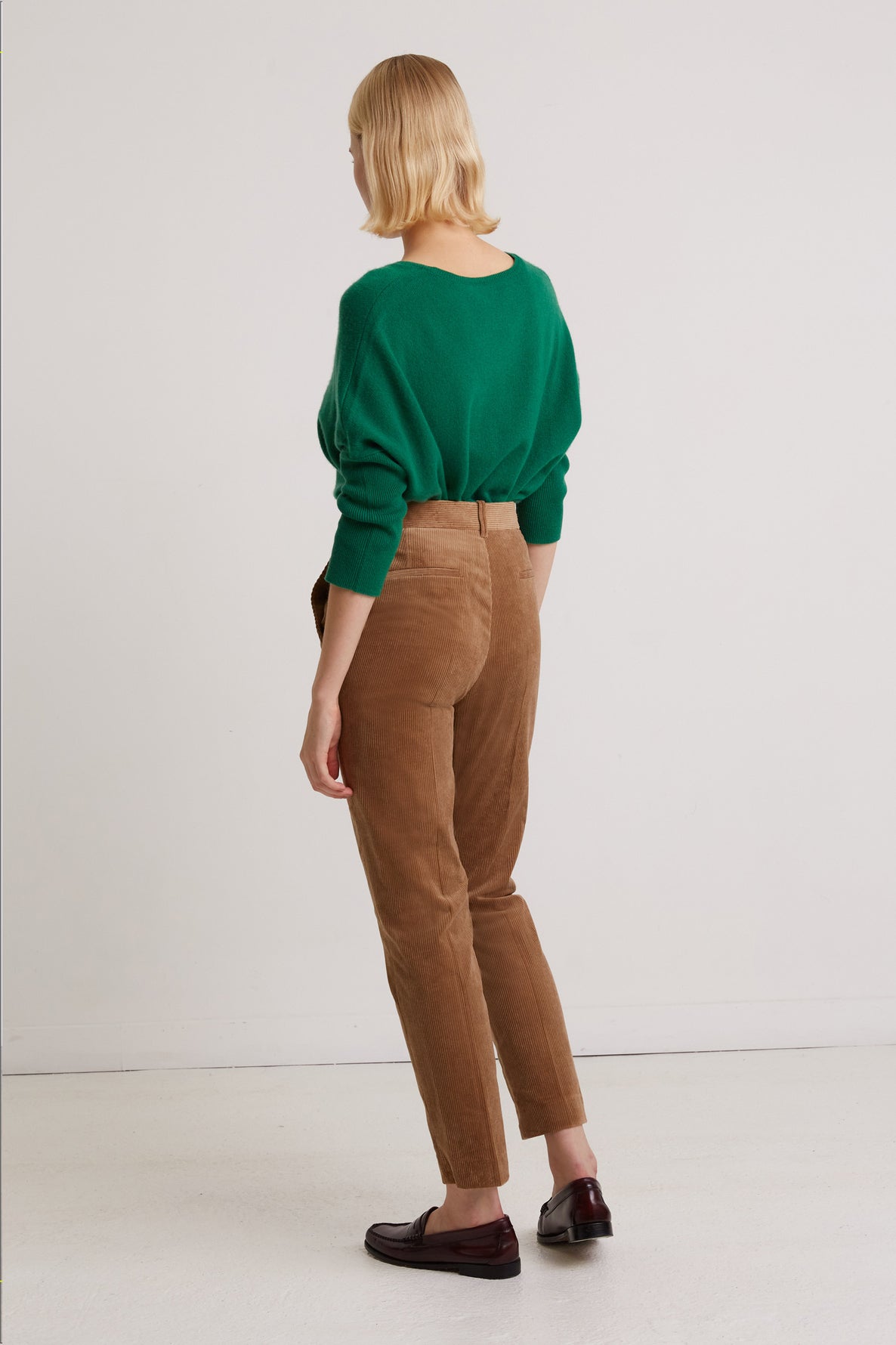 Pantalon classique en velours côtelé - ELIE Faume - seconde main