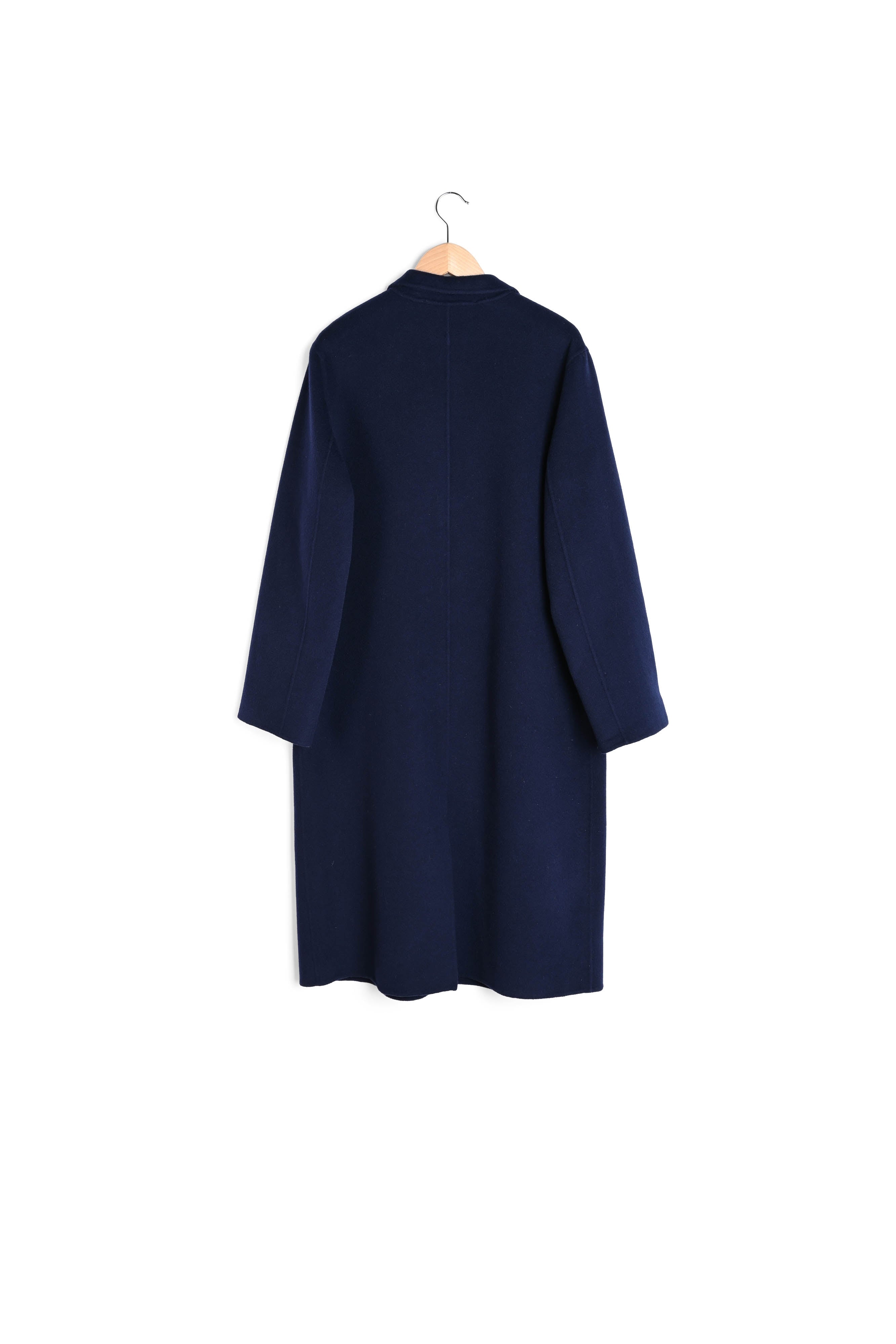 ROSY - Manteau en laine double face Faume - seconde main