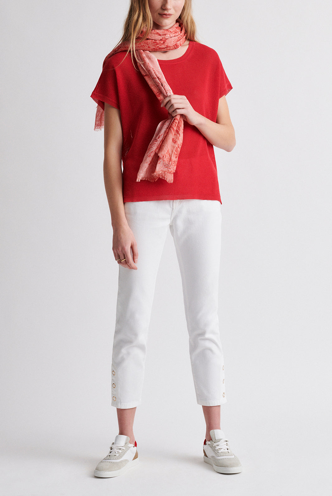 ELLY - Pull fin à manches courtes Faume - seconde main