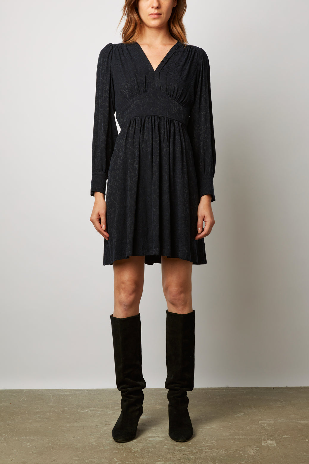 Robe courte cintrée jacquard - JACSKON Faume - seconde main