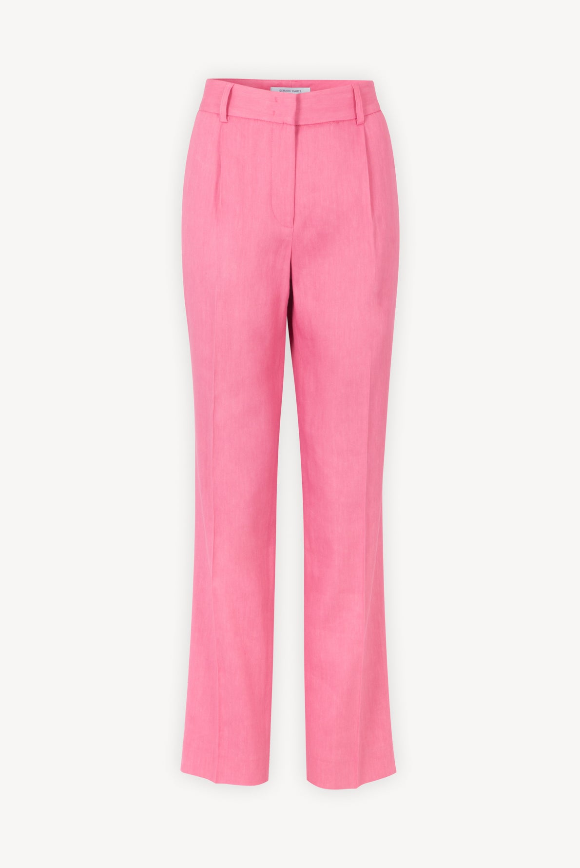 MONICA - Pantalon droit 7/8 en lin mélangé Faume - seconde main