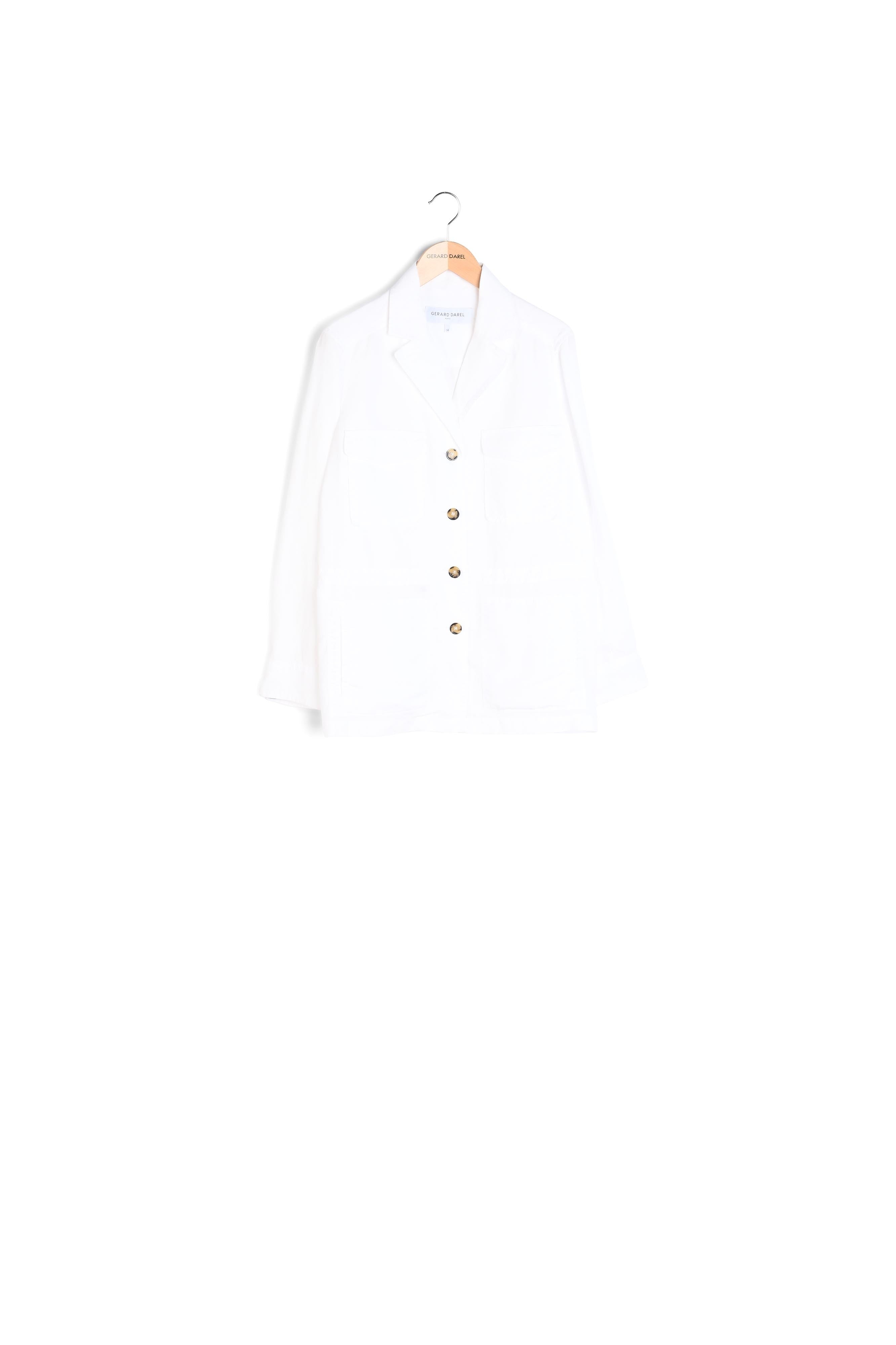 ALMA - Veste façon saharienne en lin mélangé Faume - seconde main