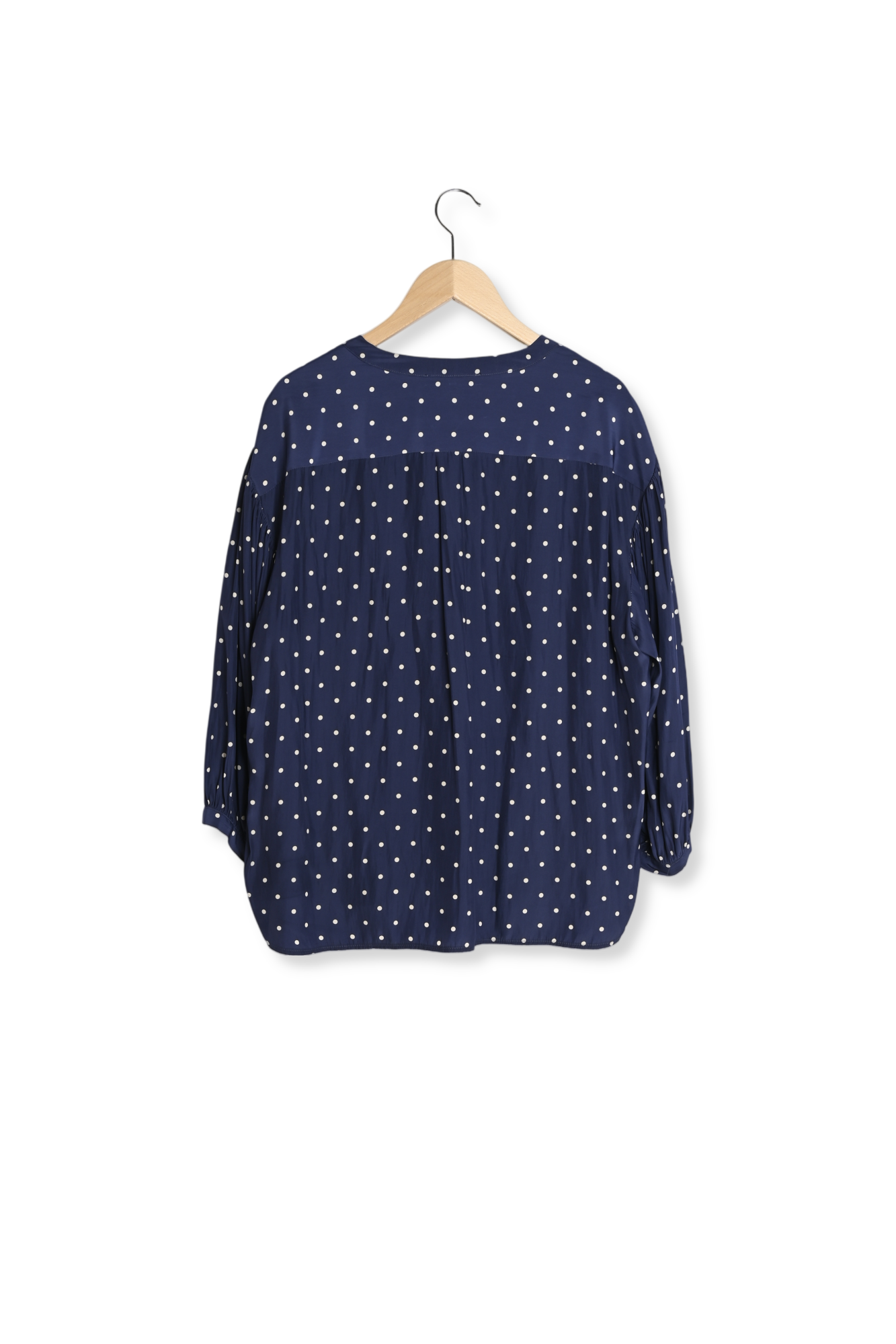 Chemise à pois fluide et satinée - CLOANE Faume - seconde main