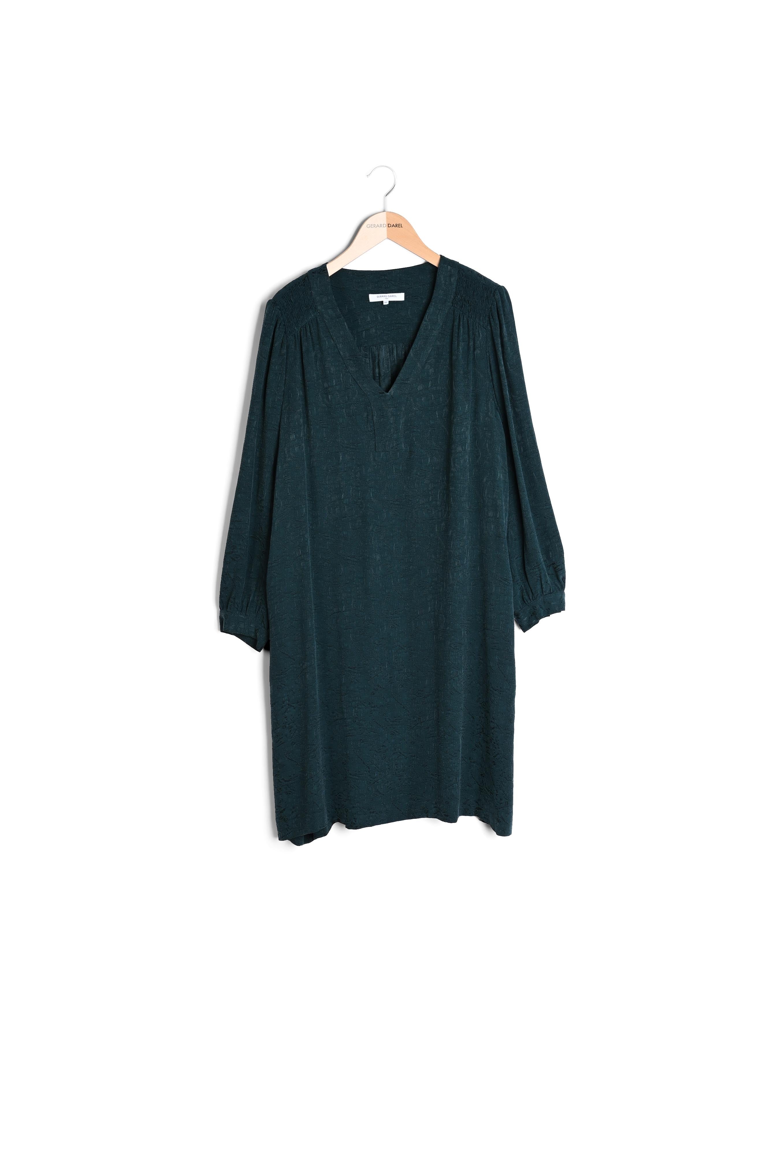 Robe trapèze à smocks - JAIMIE Faume - seconde main