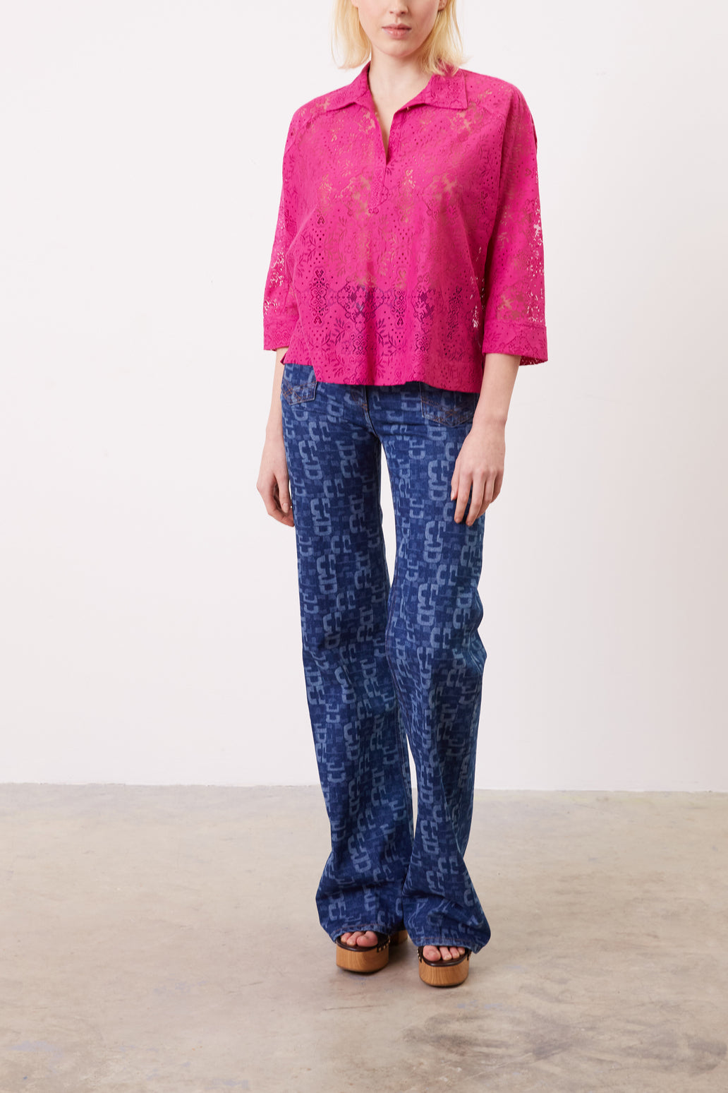 Blouse en dentelle - CHARLES Faume - seconde main