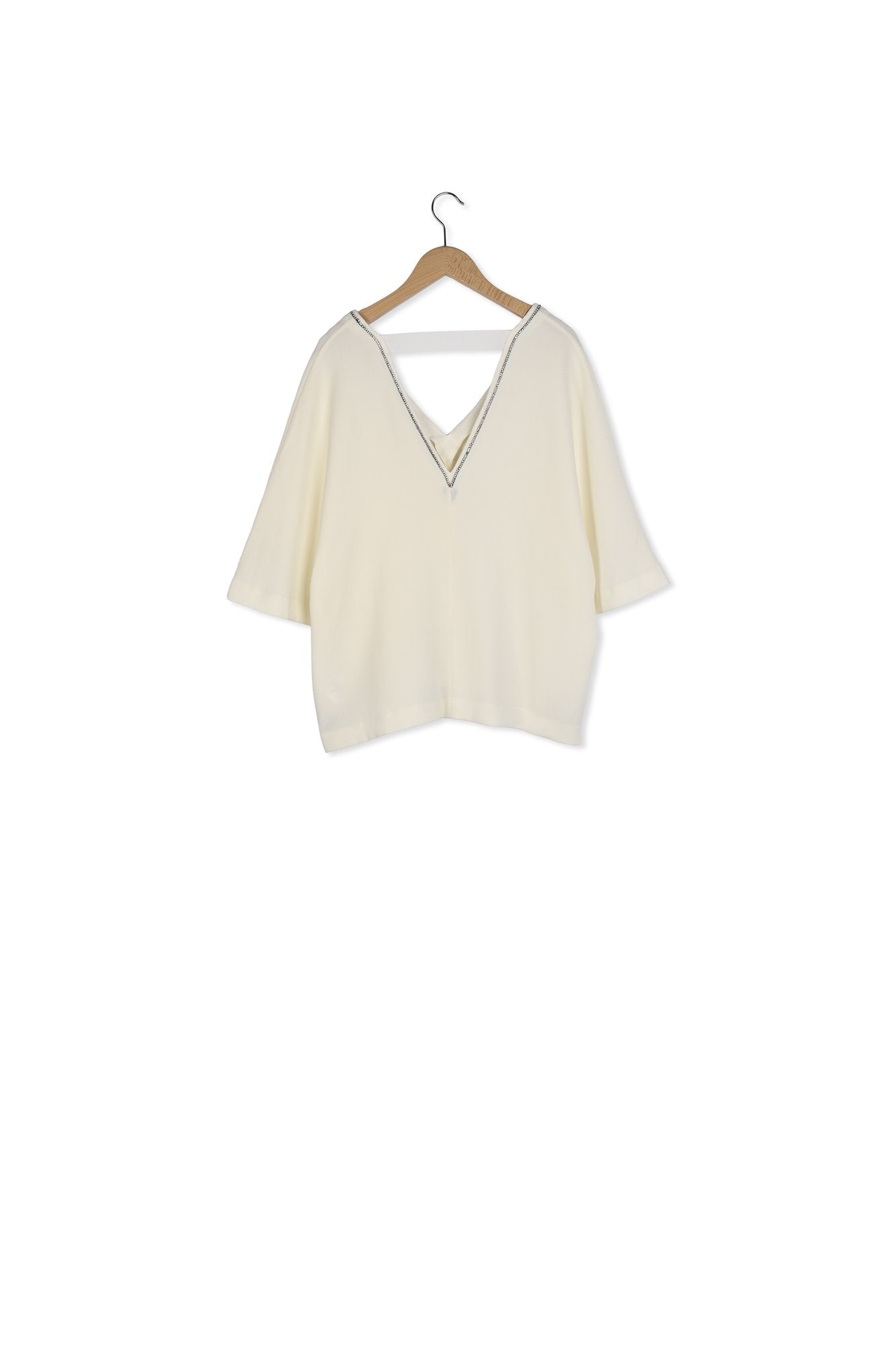 MARJORY - Top oversize en crêpe Faume - seconde main