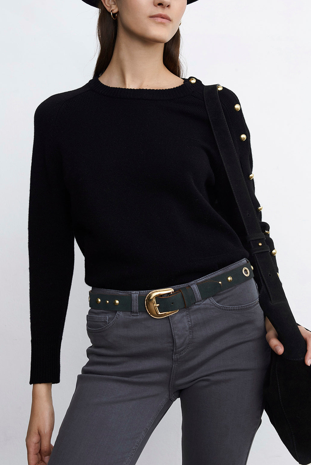 SIAM - Pull avec boutons fantaisie Faume - seconde main