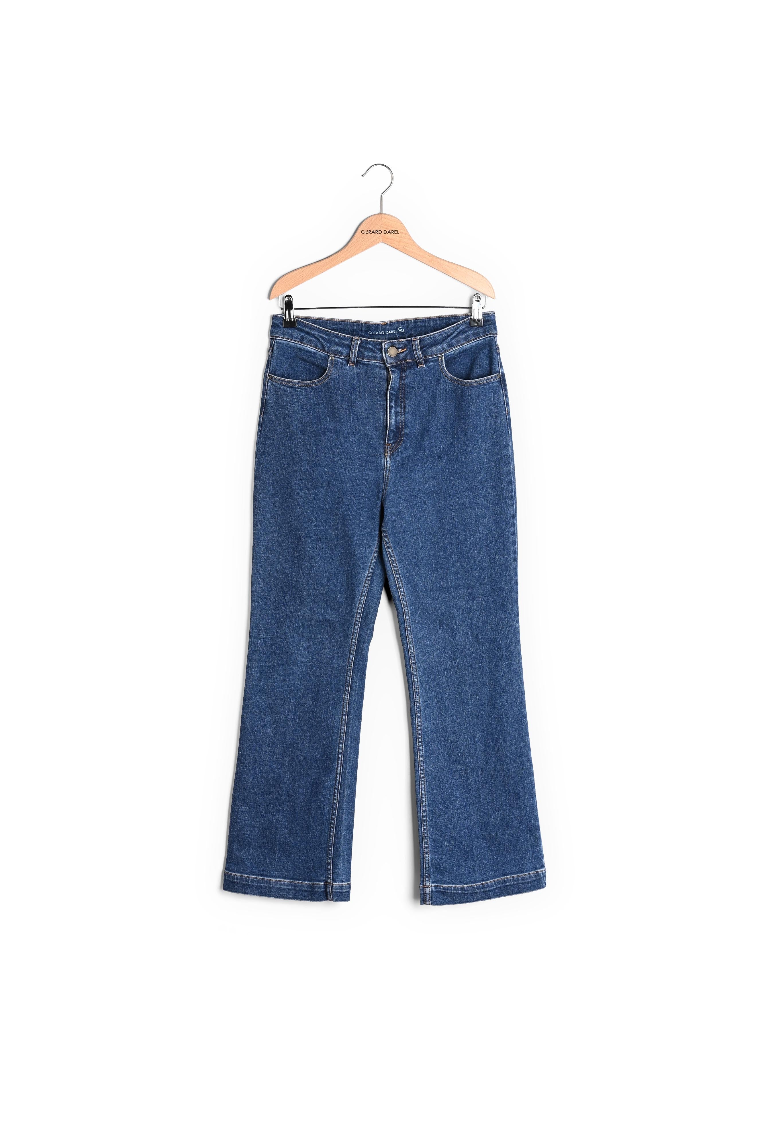 LILY - Jean flare à taille haute Faume - seconde main