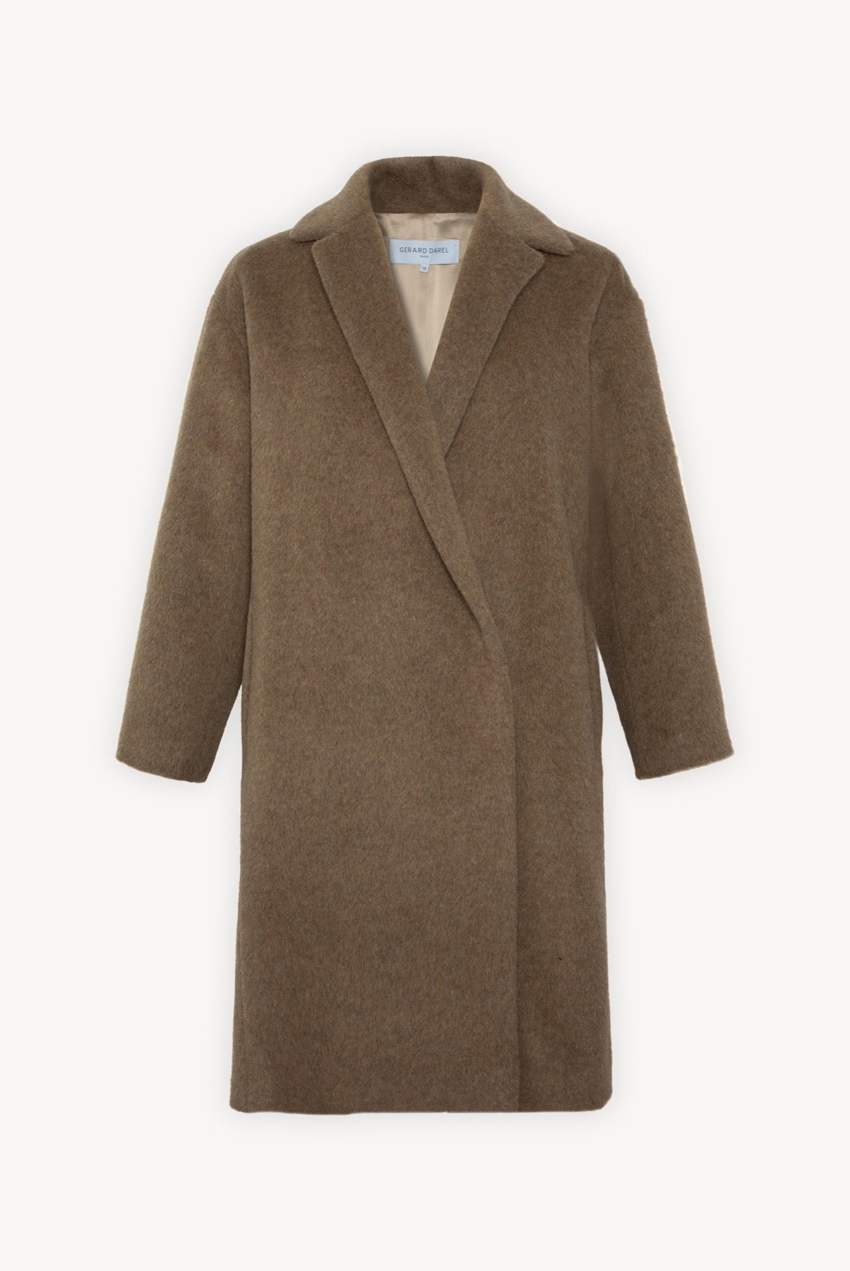 PABLO - Manteau en laine vierge et alpaga Faume - seconde main