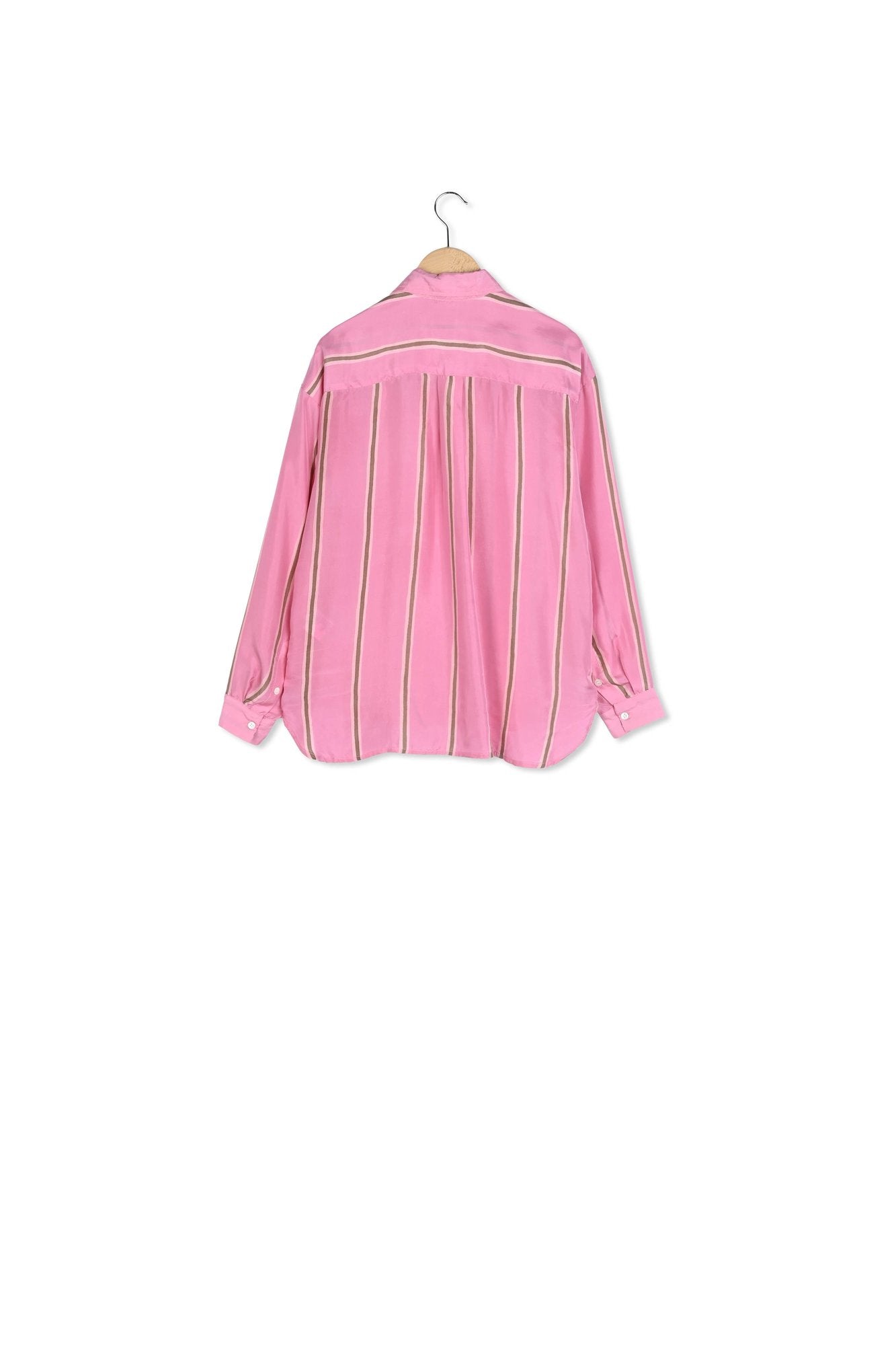 Chemise en soie à rayures - UZZANA Faume - seconde main