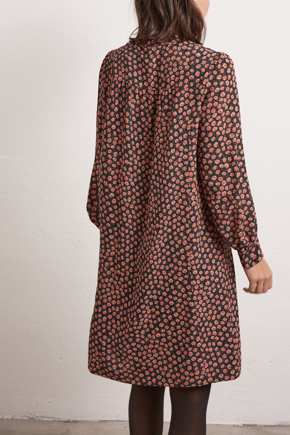 Robe loose en crêpe imprimé Faume - seconde main