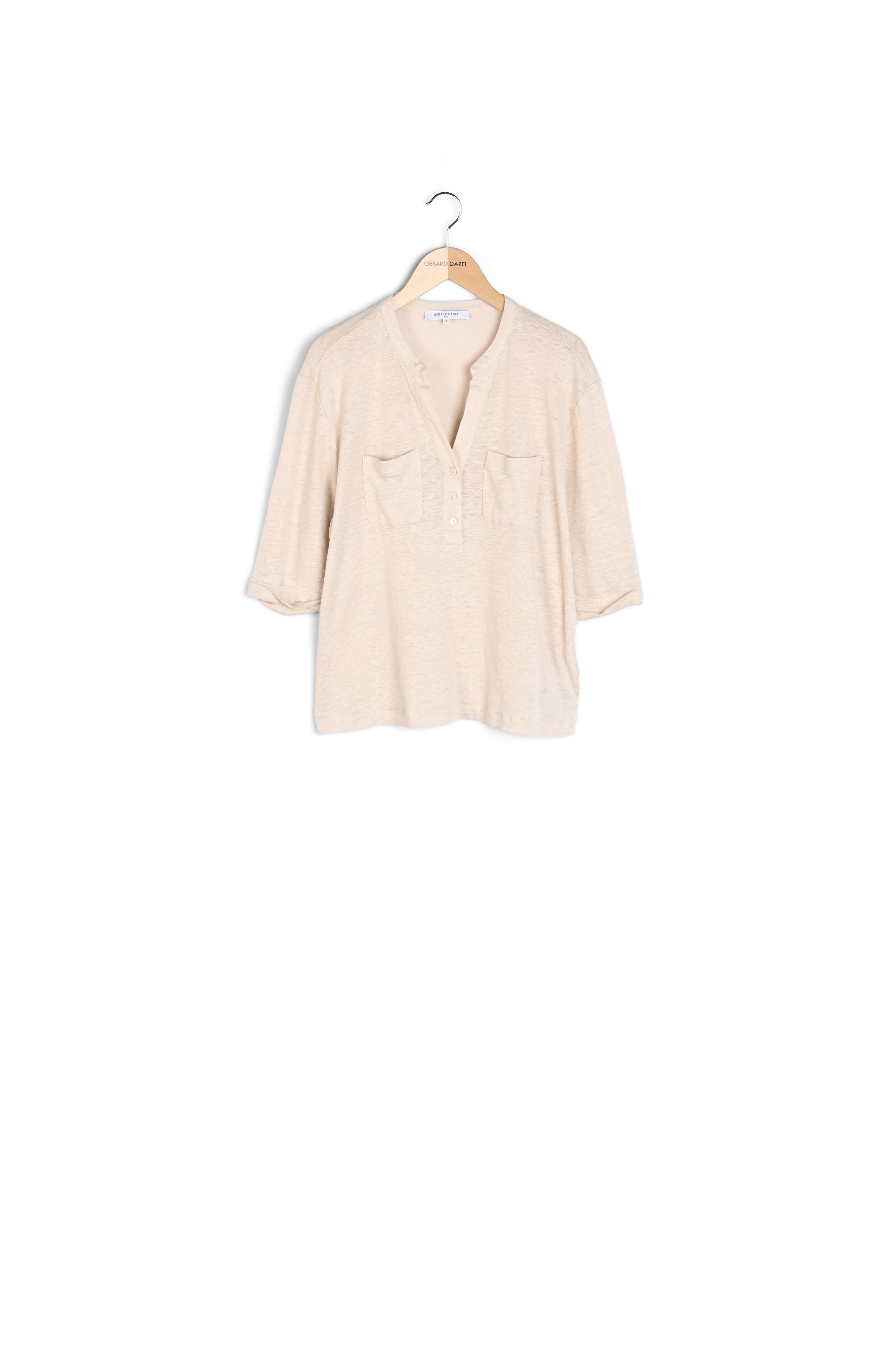 T-Shirt lin avec poches - ANDREW Faume - seconde main