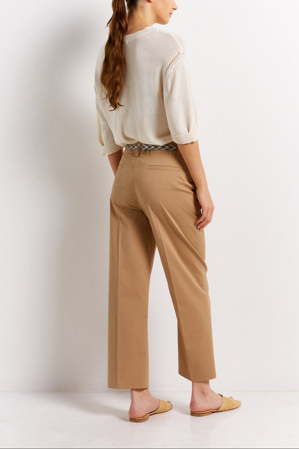 Pantalon avec ceinture fantaisie - EREN Faume - seconde main