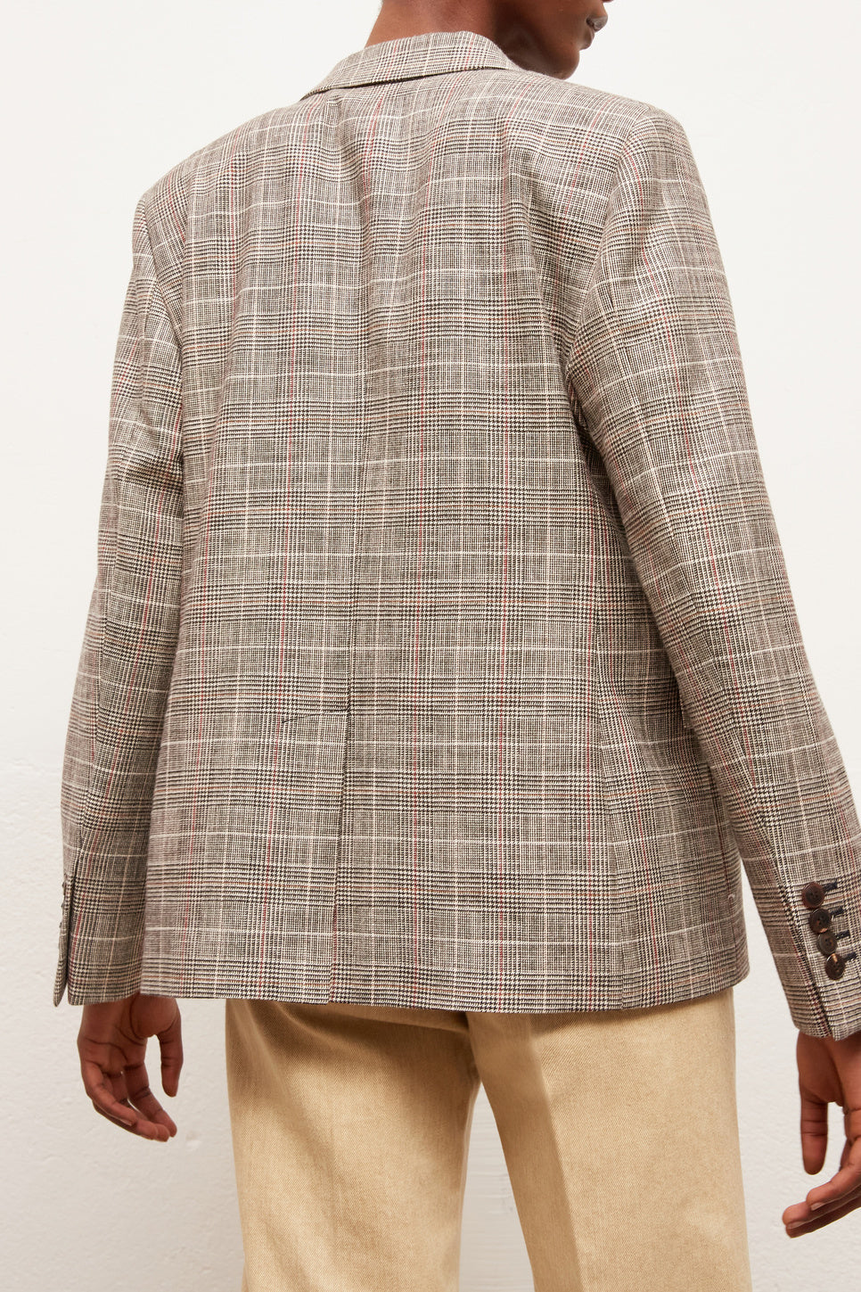 Bruma - Veste à imprimé prince de galles Faume - seconde main