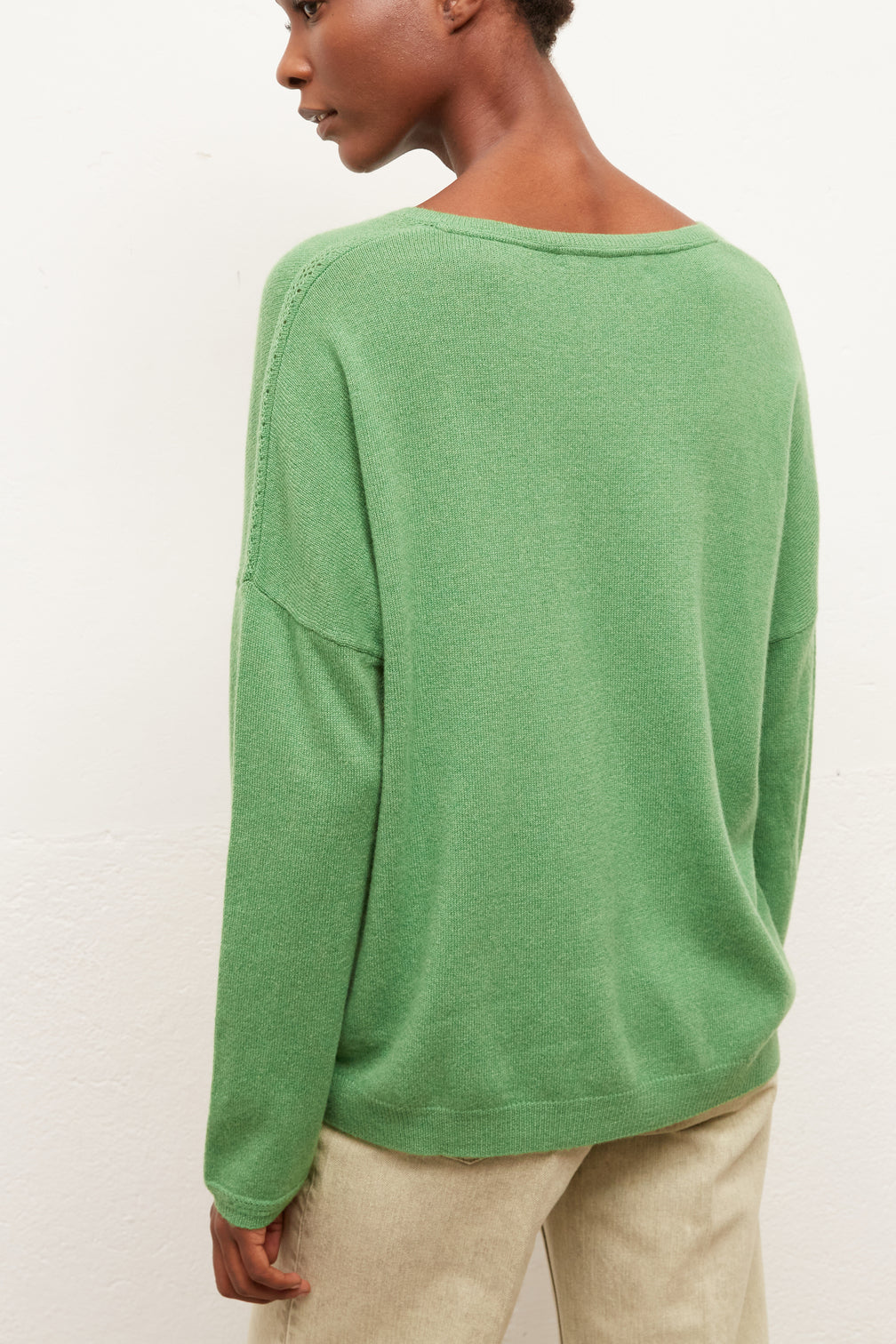 EDEN - Pull V loose en cachemire Faume - seconde main