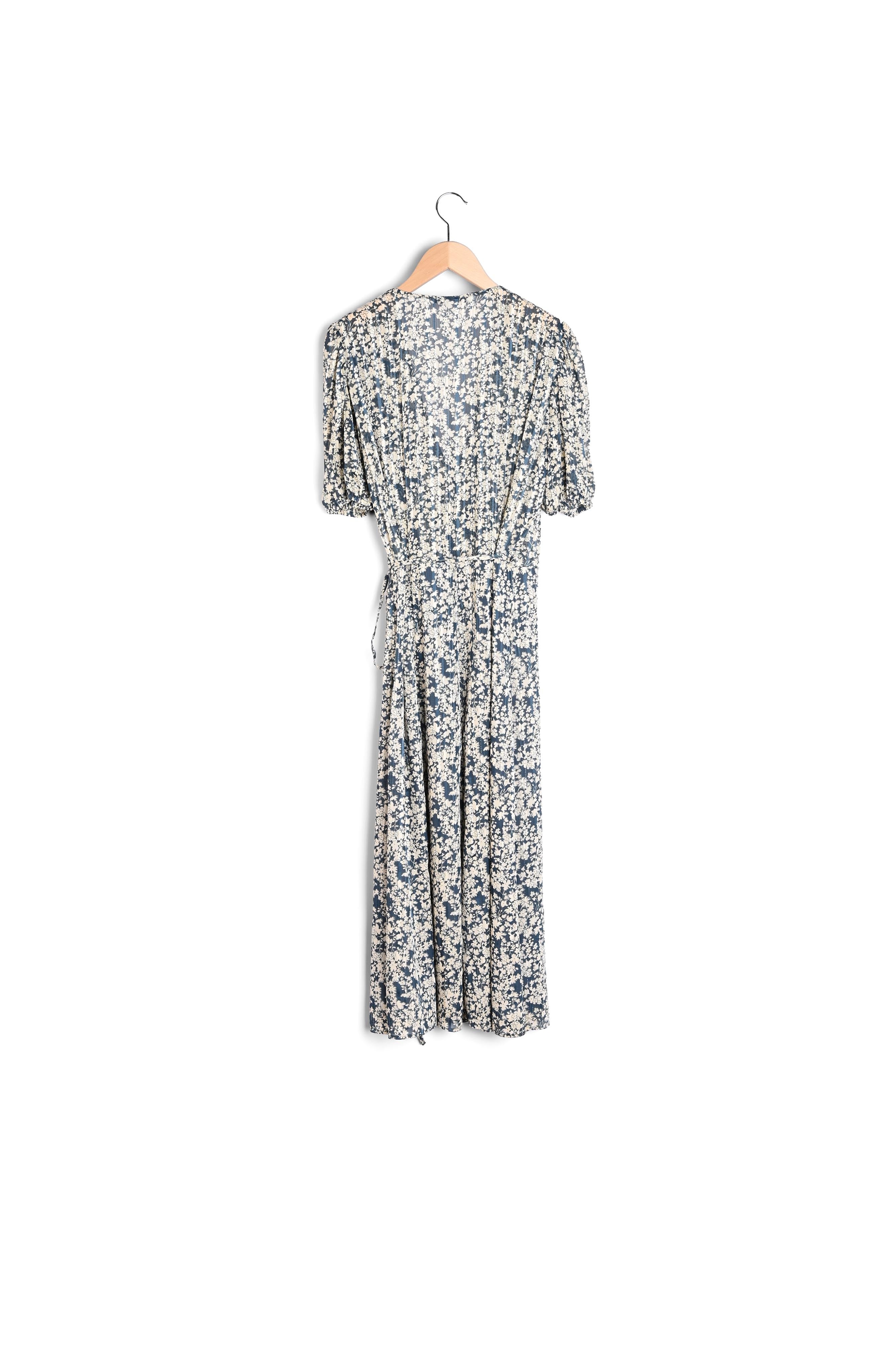 Robe portefeuille fleurie - JEROME Faume - seconde main