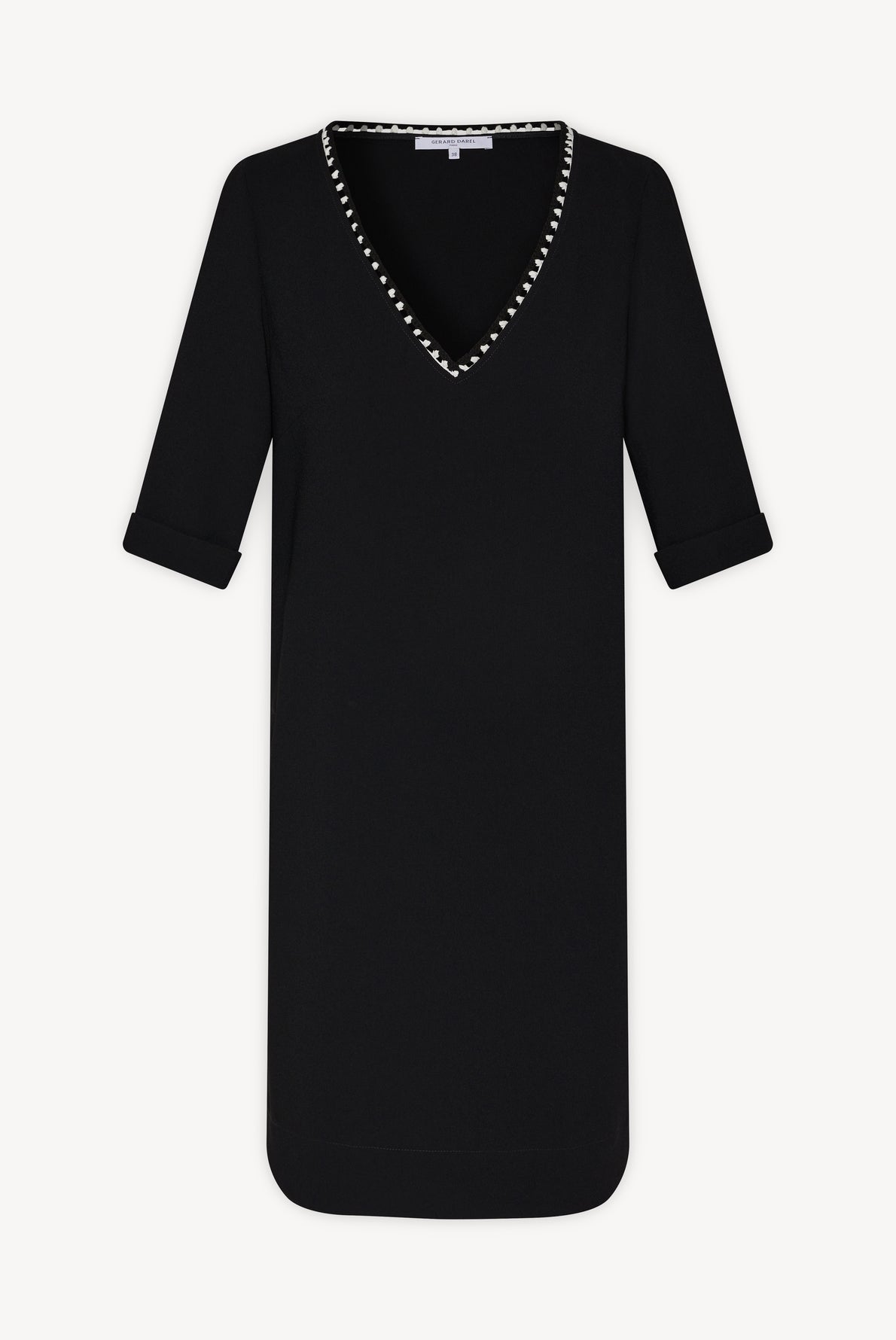 Robe à encolure fantaisie - JACKIE Faume - seconde main