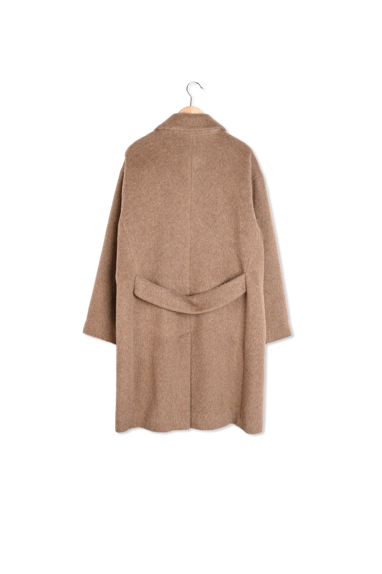 PABLO - Manteau en laine vierge et alpaga Faume - seconde main