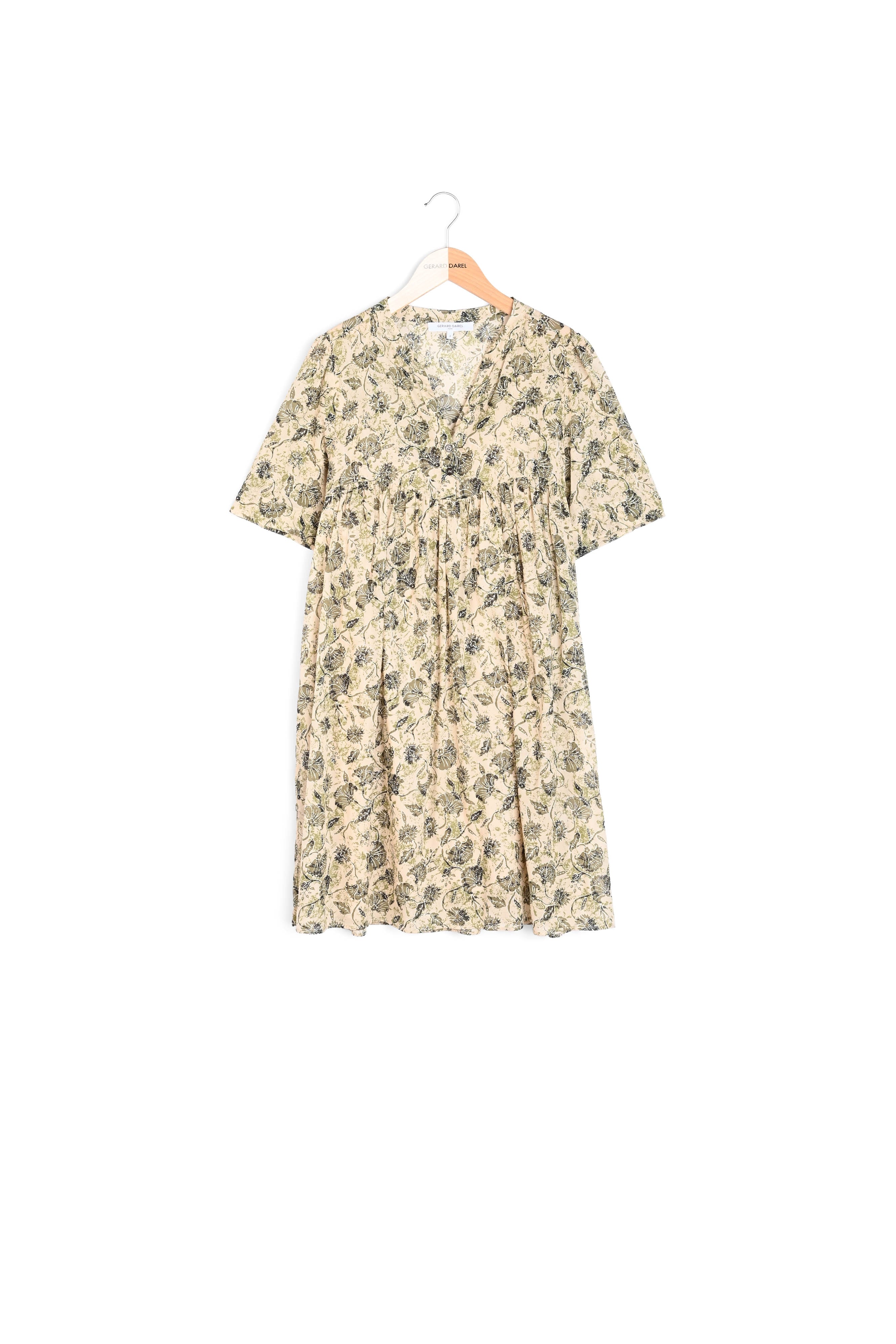 Robe courte en voile de coton - JUSTINIEN Faume - seconde main