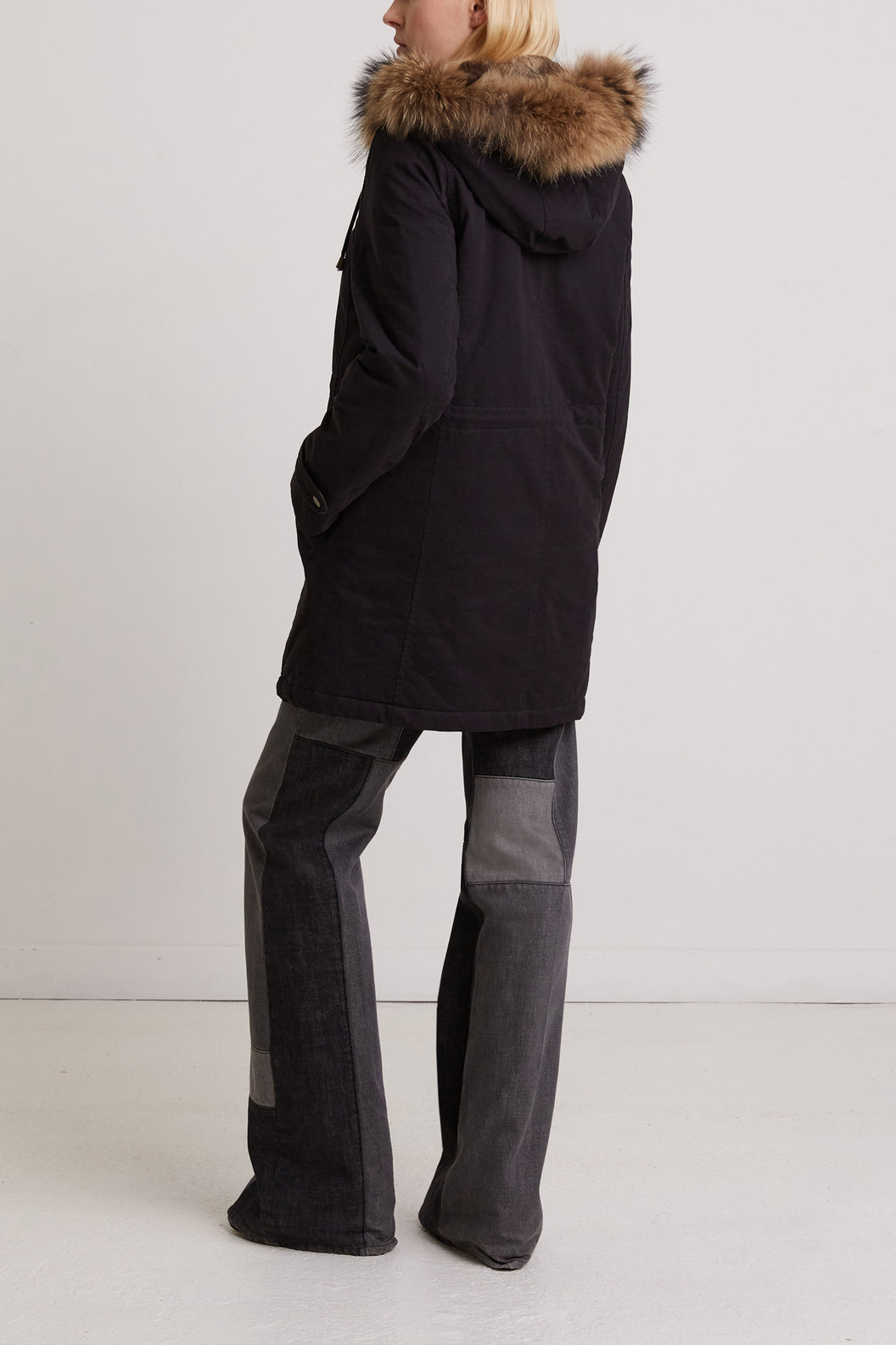 Parka hiver à col fourrure - SIONA Faume - seconde main