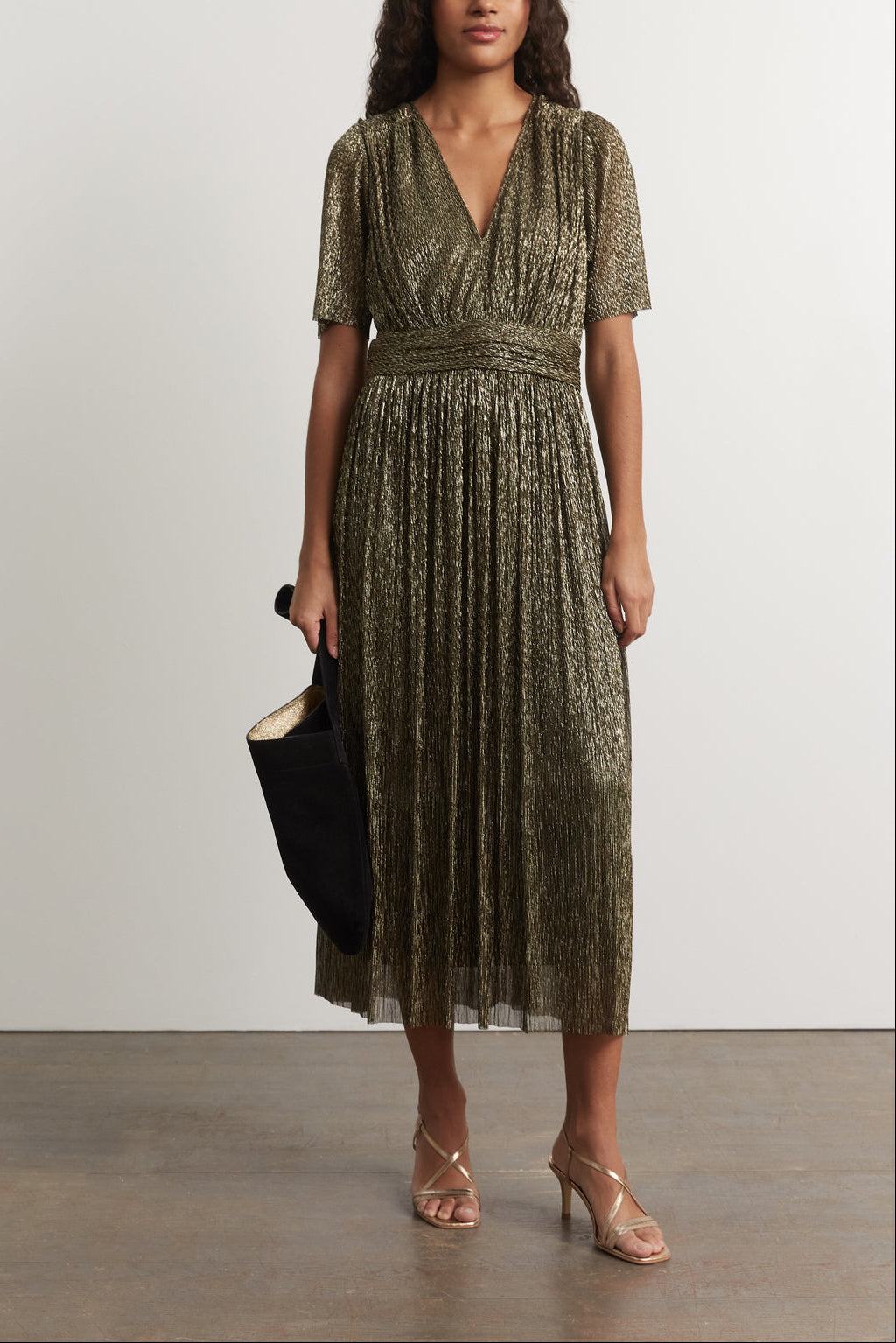 Robe du soir en jersey lamé - JOACHIM Faume - seconde main