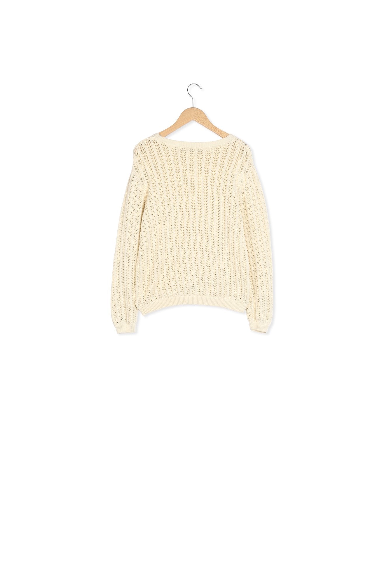 Pull col rond ajouré - LEANA Faume - seconde main